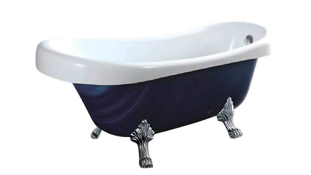 JVmoebel Badewanne Komfortbadewanne in Blau aus hochwertigem Acryl mit ergonomischer Form, (1-tlg), Made in Europe