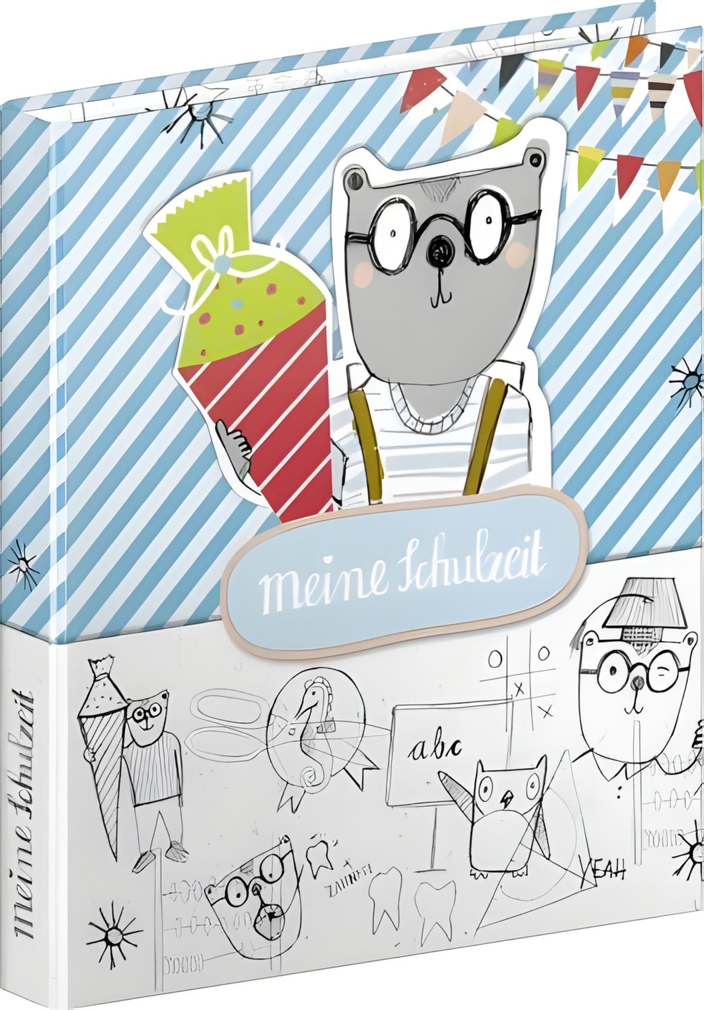 BRUNNEN Ringbuchmappe BRUNNEN Ringbuch A4 Schulzeit mit Register 106558501