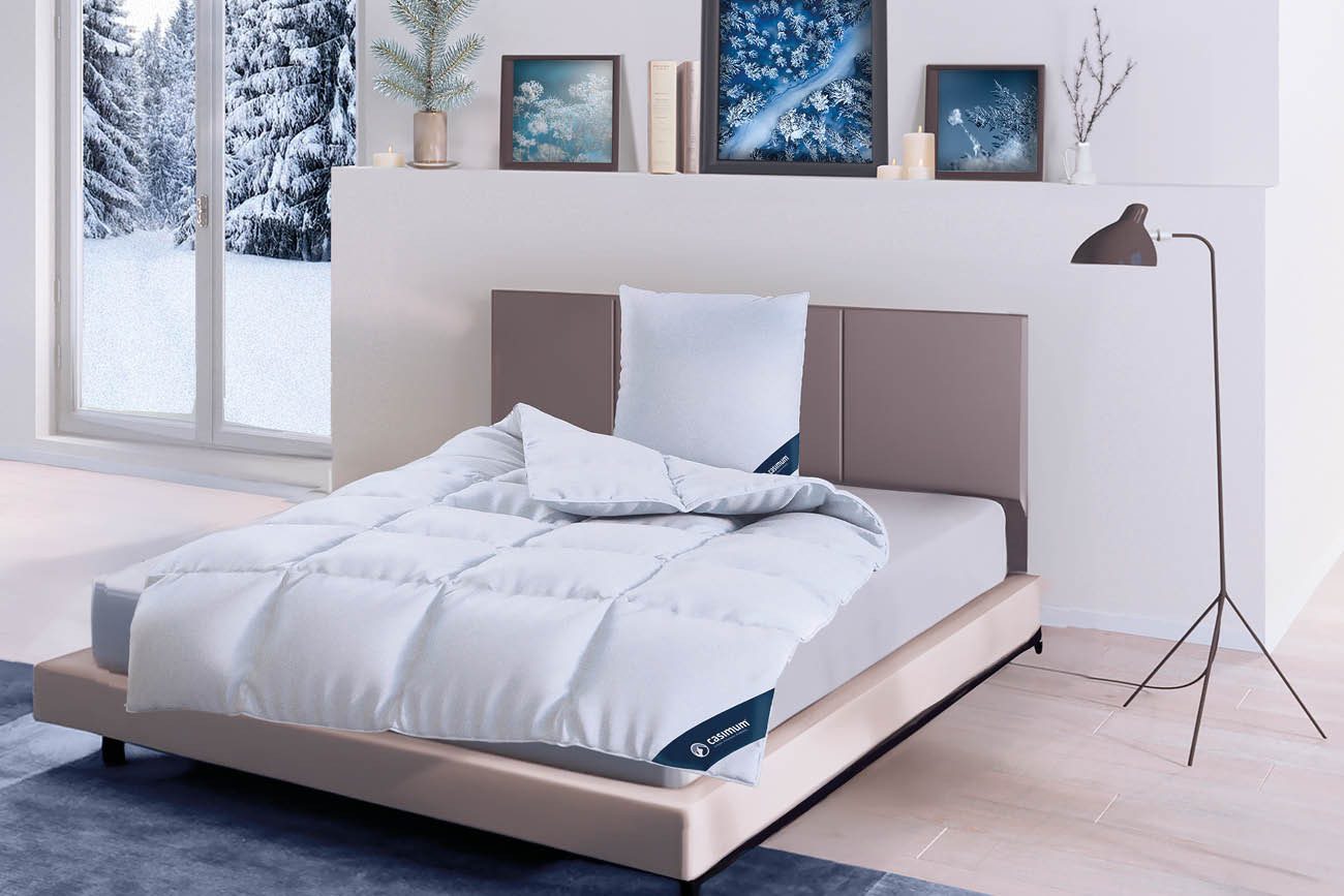 casimum Gänsedaunenbettdecke FIRST CLASS Daunendecke 135x200, 155x220, 200x günstig online kaufen