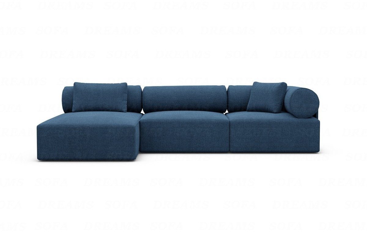 Sofa Dreams Ecksofa Polster Modern Stoff Ecksofa Couch Loungesofa Laguardia L Form kurz, Lounge-Sofa