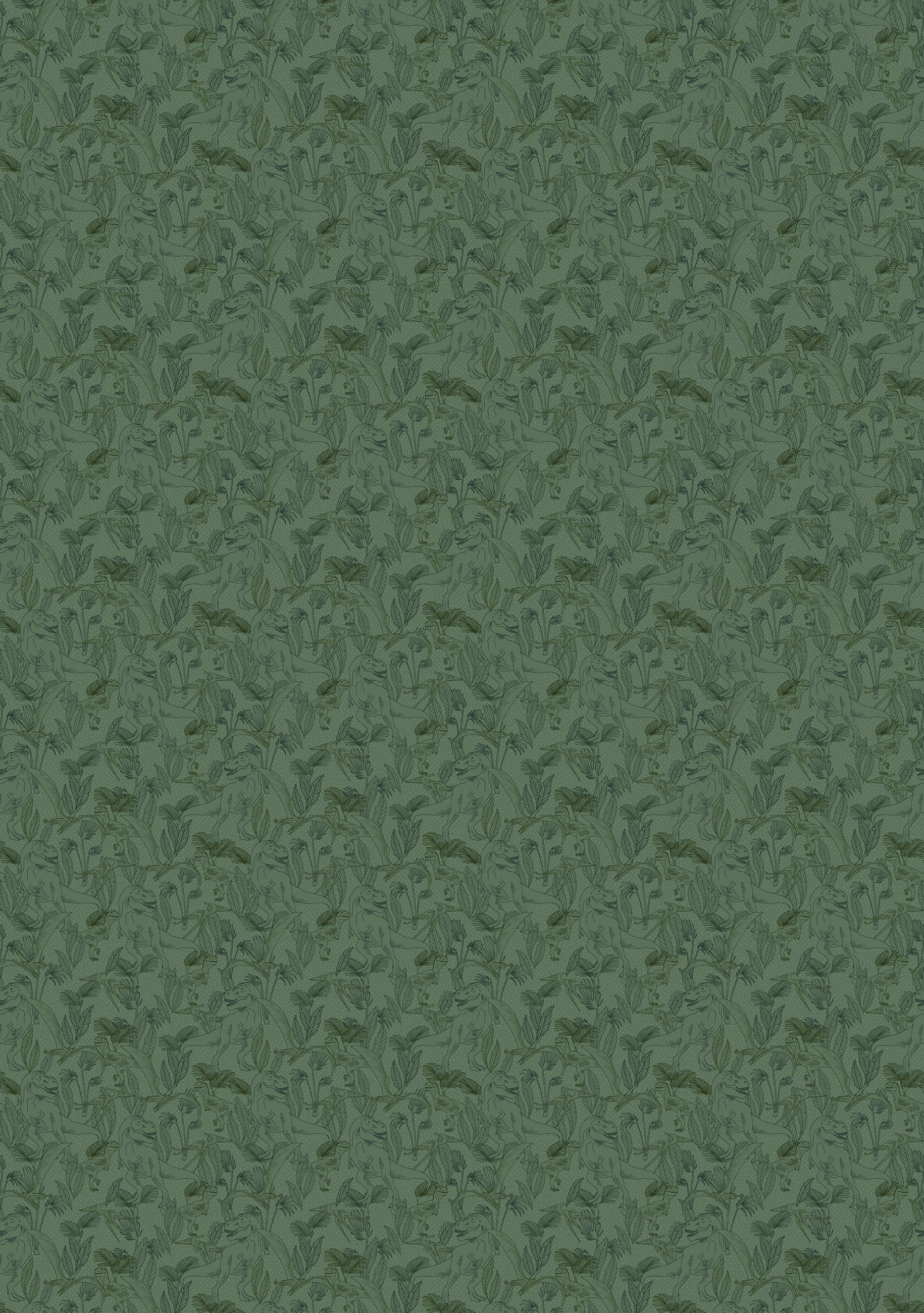 Fototapete Dino in Grün, Roomblush - RB224