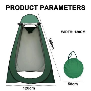 Lubgitsr Wurfzelt Sichtschutzzelt, X großes Pop-Up-Camping-Duschzelt, Sichtschutz, (1 tlg)