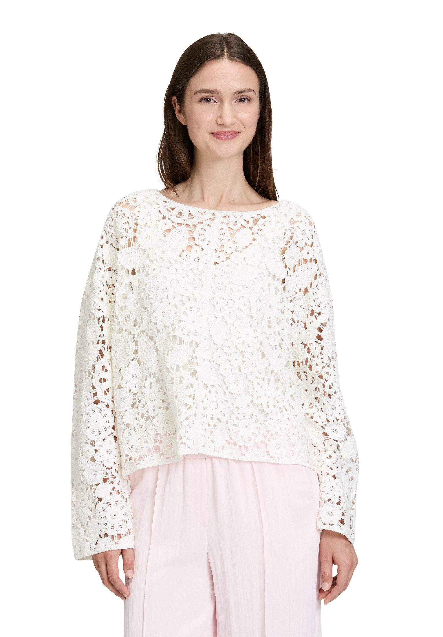 Betty&Co Strickpullover Damen mit U-Boot-Ausschnitt (1-tlg)