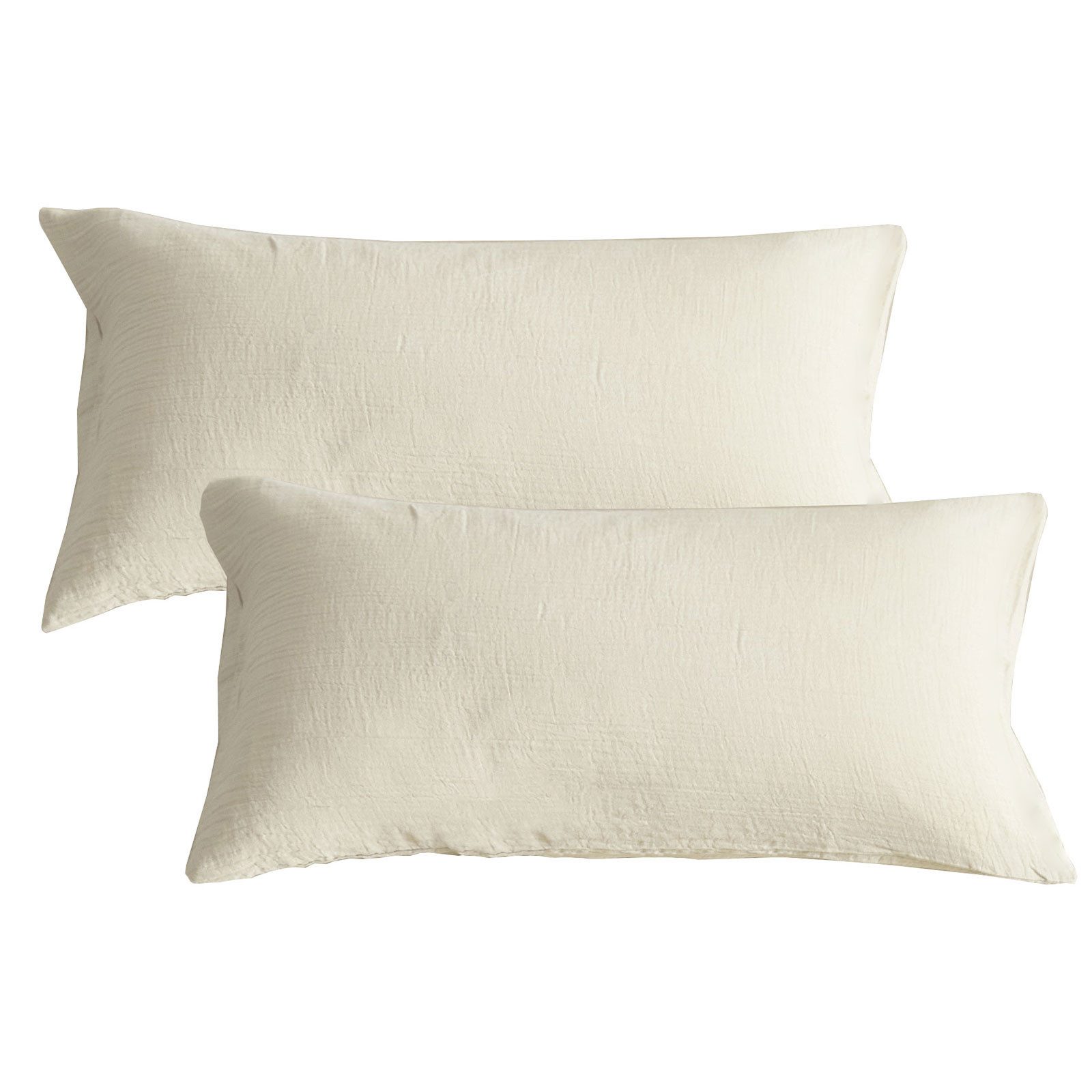 KEAYOO Bettwäsche SBD Double Gauze Muslin, Baumwolle, 2 teilig, Double Gauze 100% Baumwolle Bügelfrei weiche Bettwäsche