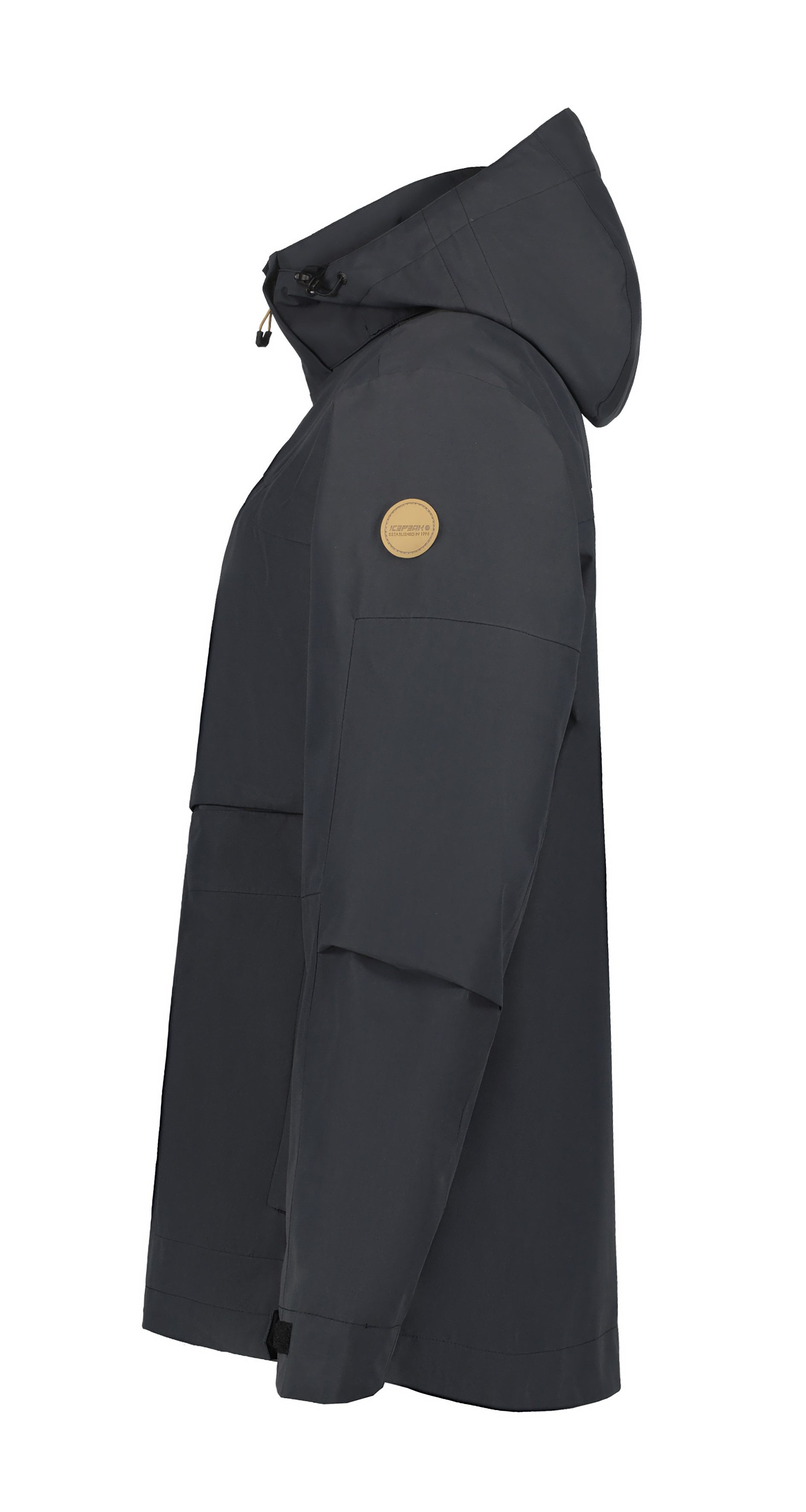 Icepeak Funktionsjacke H FUNKTIONSJACKE MENTONE mit regulierbarer und abnehmbarer Kapuze, wasserabweisend imprägniert