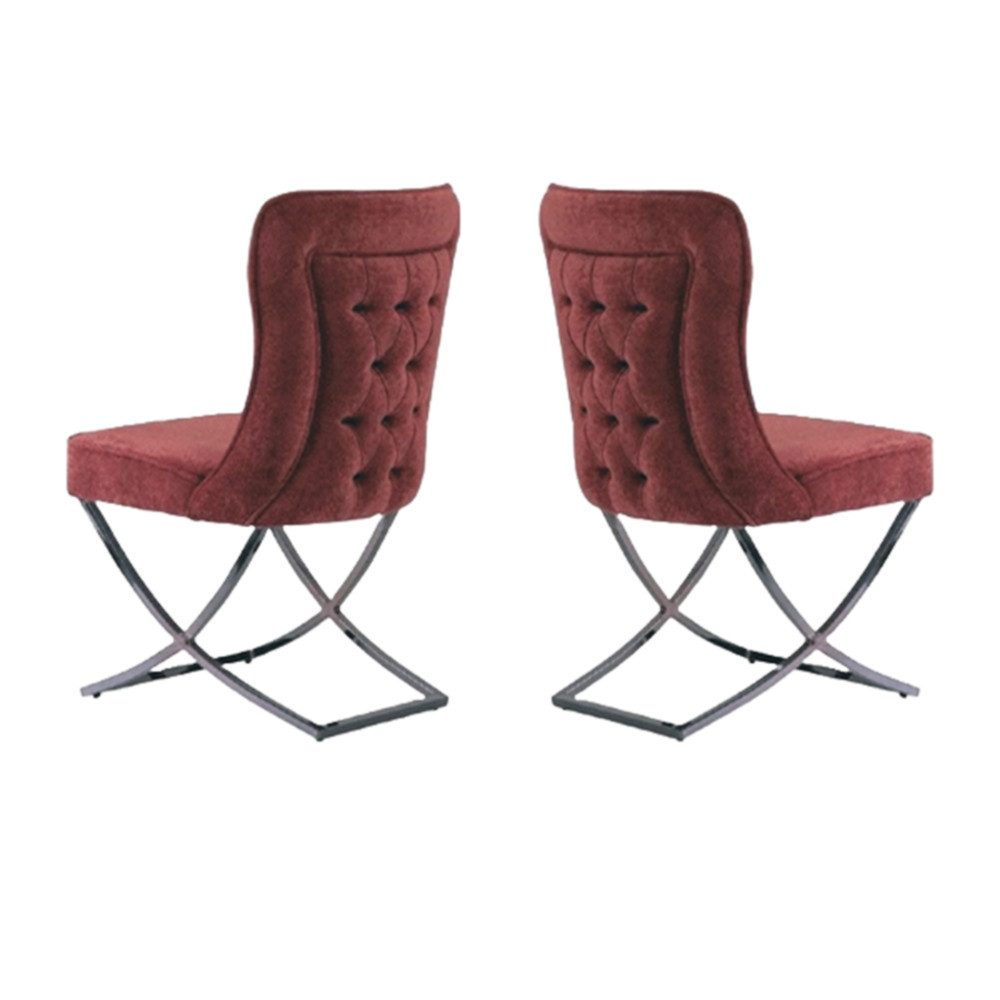 Esszimmerstuhl Neue Stühle im Design Stil von Chesterfield Hotel, 2er Set