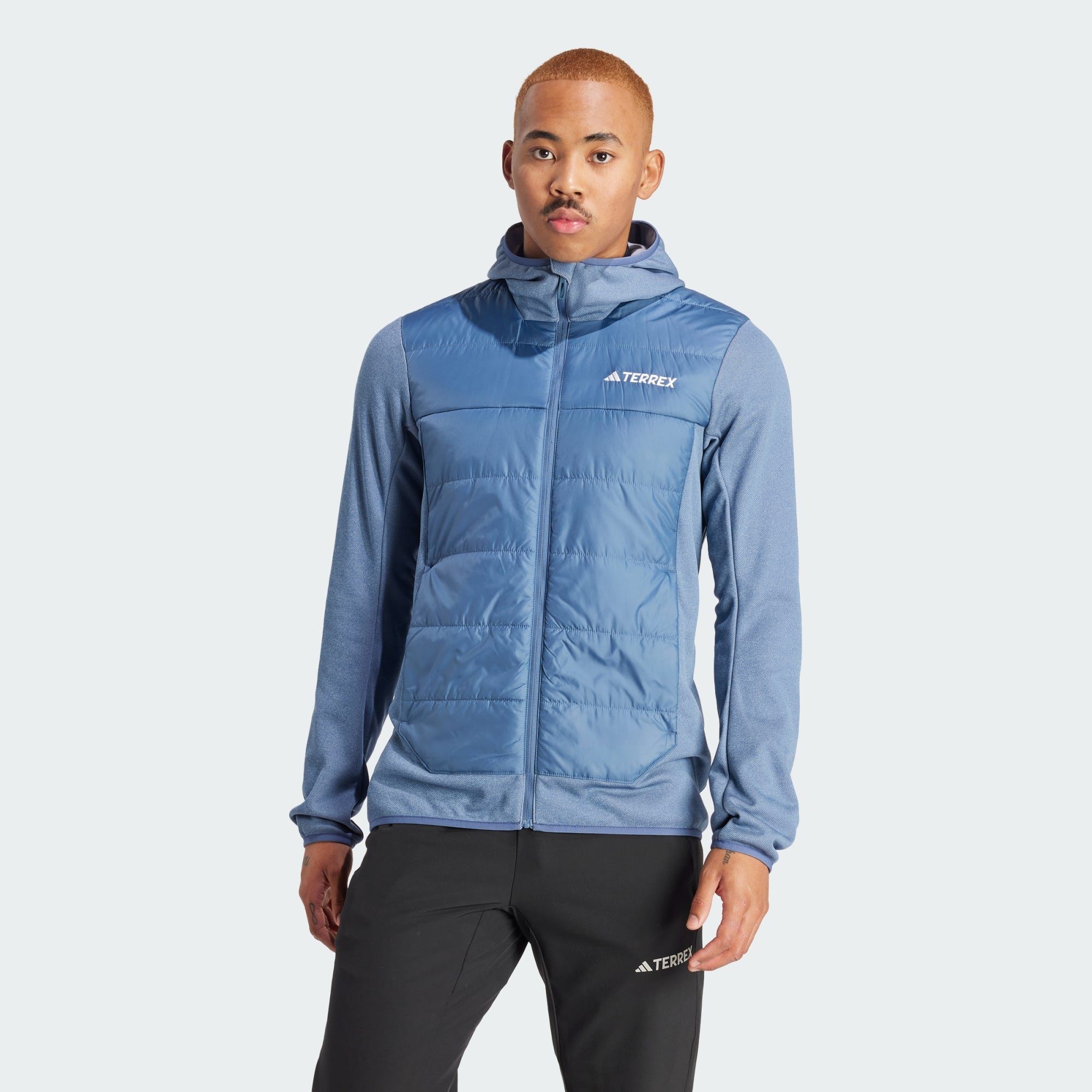 adidas TERREX Fleecejacke TERREX MULTI HYBRID INSULATED KAPUZENJACKE Wonder Steel | 