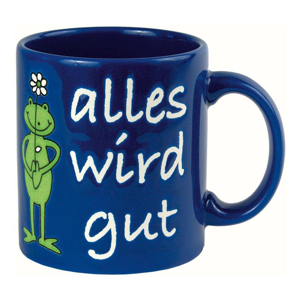Waechtersbach Henkelbecher „Halte Durch“ – Humorvolle Kaffeetasse Als Geschenk Oder Für Den Alltag