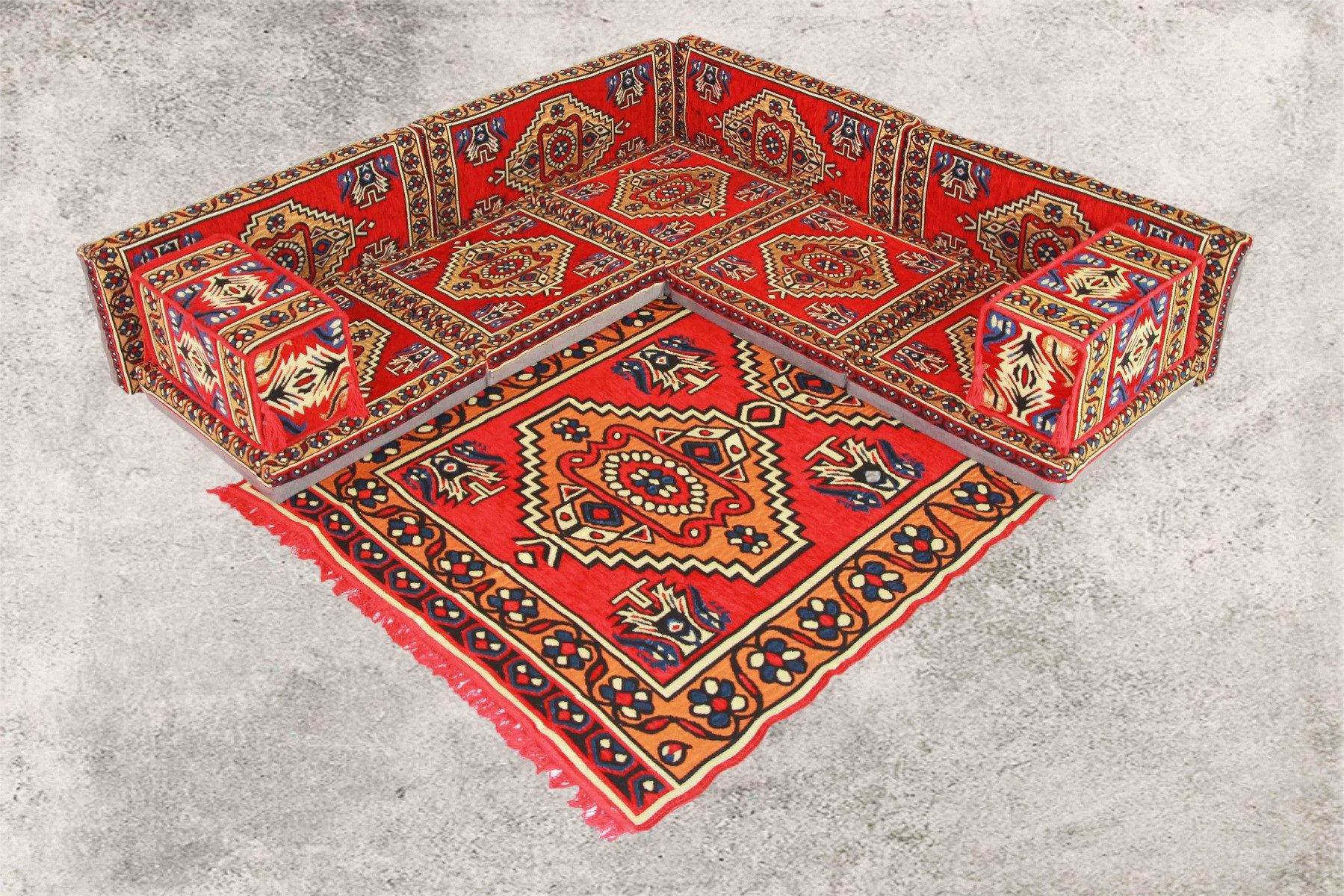 Sofa Orientalische Sitzecke, Sark Kösesi, Arabische Sitzecke, Kelim
