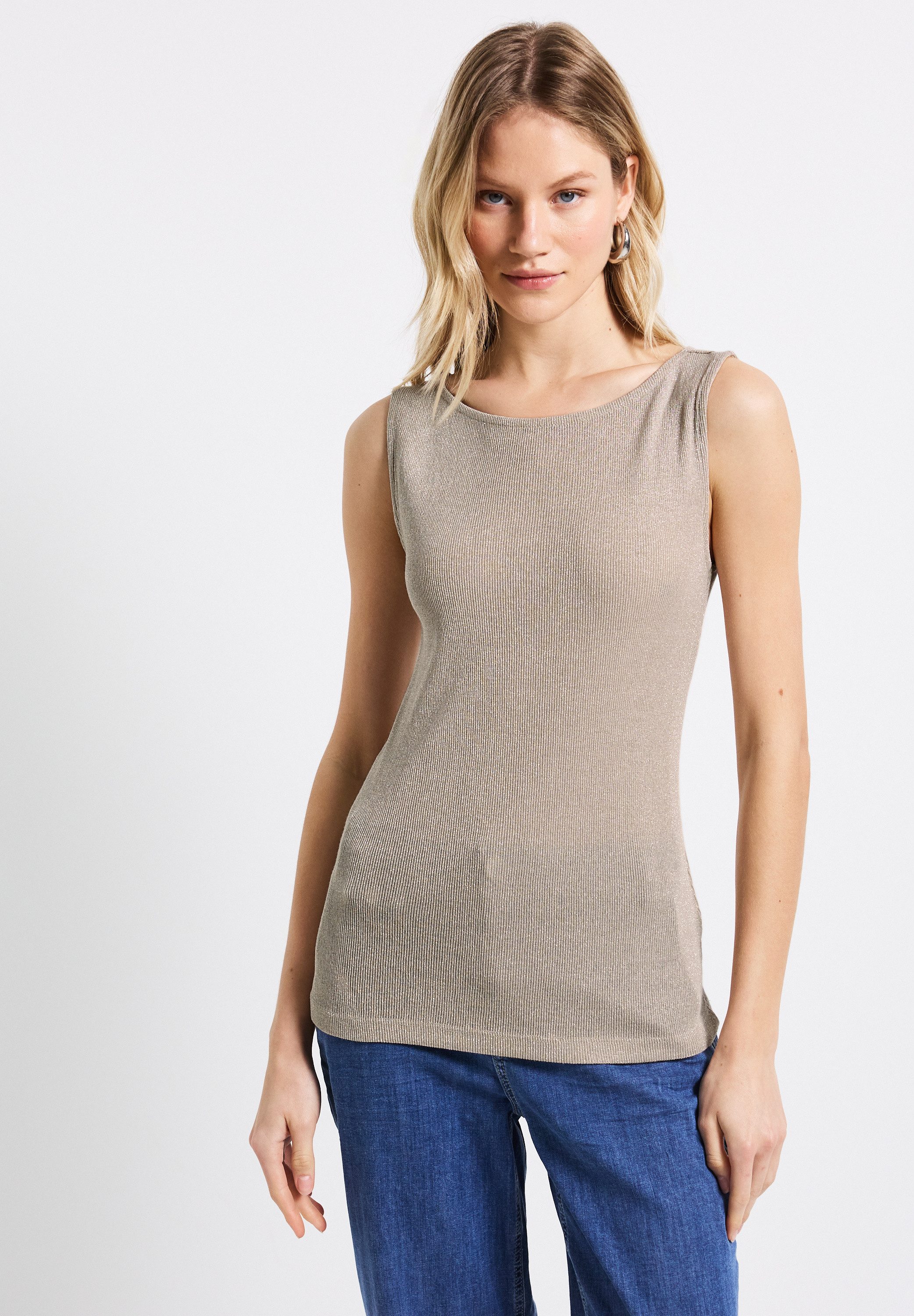 STREET ONE T-Shirt mit U-Boot-Ausschnitt günstig online kaufen