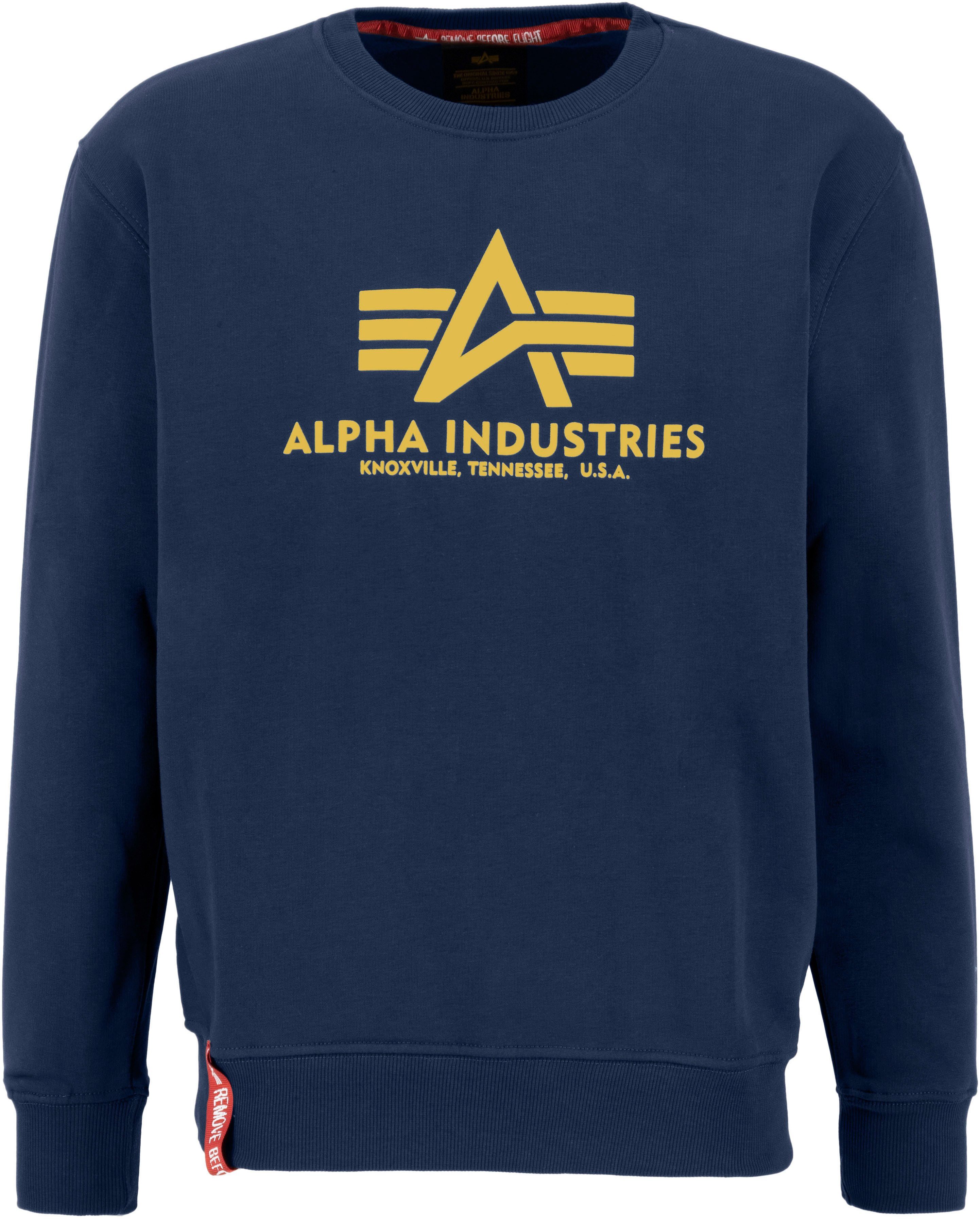 Alpha Basic new Sweatshirt Sweater navy Industries