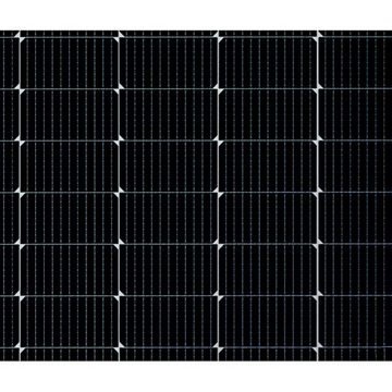 Lieckipedia 6000 Watt Solaranlage zur Netzeinspeisung, dreiphasig, Growatt Wechsel Solar Panel, Black Frame