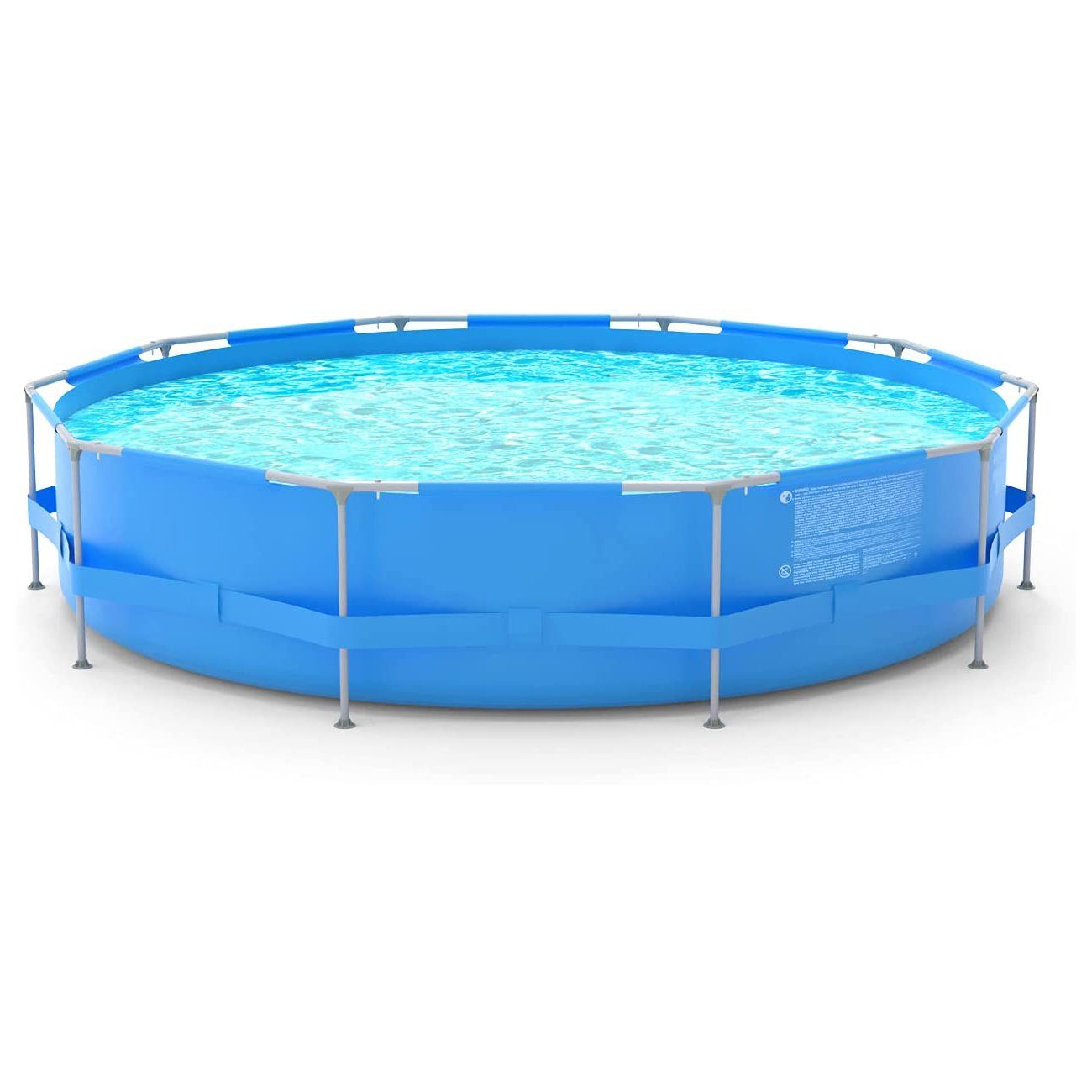 Sekey Framepool »Sekey Metal Frame Pool Aufstellpool Rund 360cm, Anti-Rost  Schwimmen Pool Kinder Familie Garten 360x76 cm, Blau«