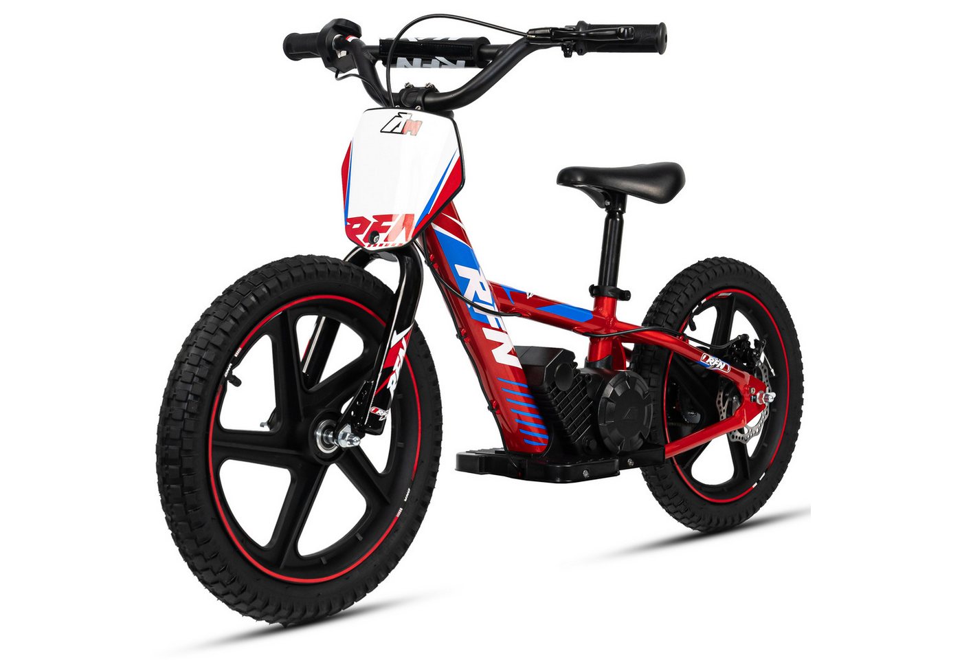 Vankel Elektro-Kindermotorrad DNA 16 250W 16 Zoll Electric Laufrad für Kinder 4-8 Jahre, Belastbarkeit 60 kg, 3 Fahrstufen, Bis 19 km/h, Offroad-Reifen