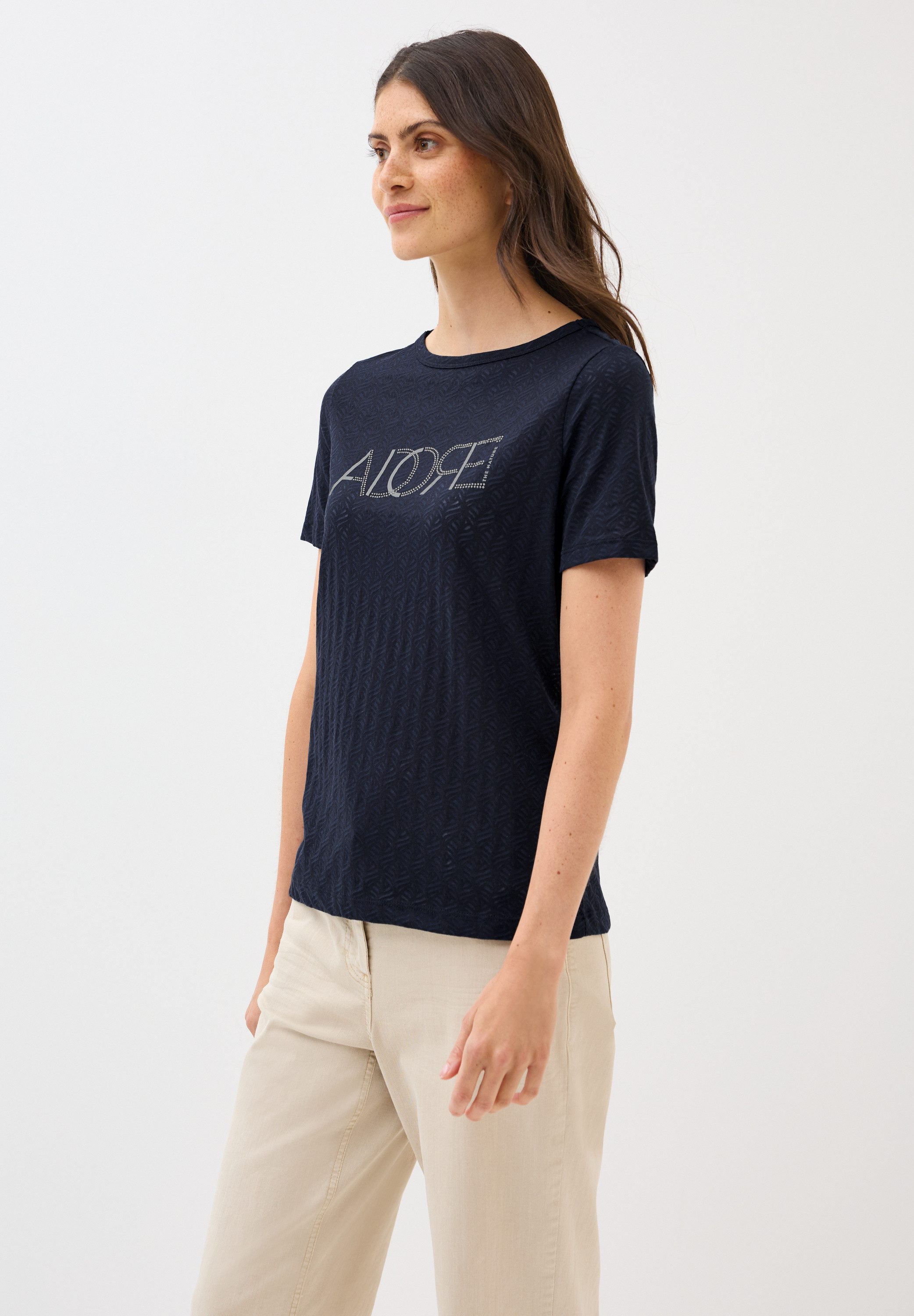 CECIL T-Shirt mit Burnout-Optik günstig online kaufen