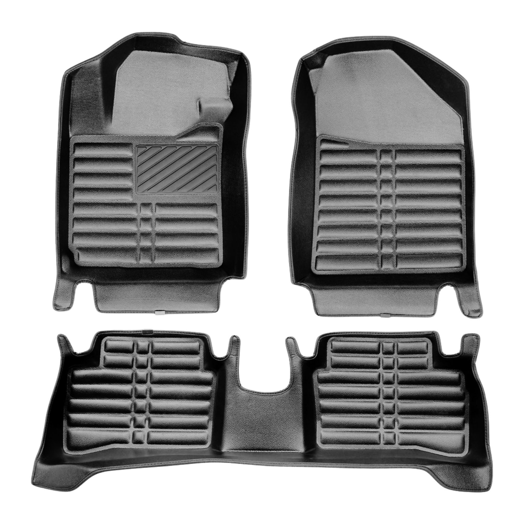 fussmattenprofi.com Auto-Fußmatte 5D Premium Auto Fussmatten für Hyundai i10 (2.Gen) 2013-2019 (1 St), für Hyundai Hyundai i10