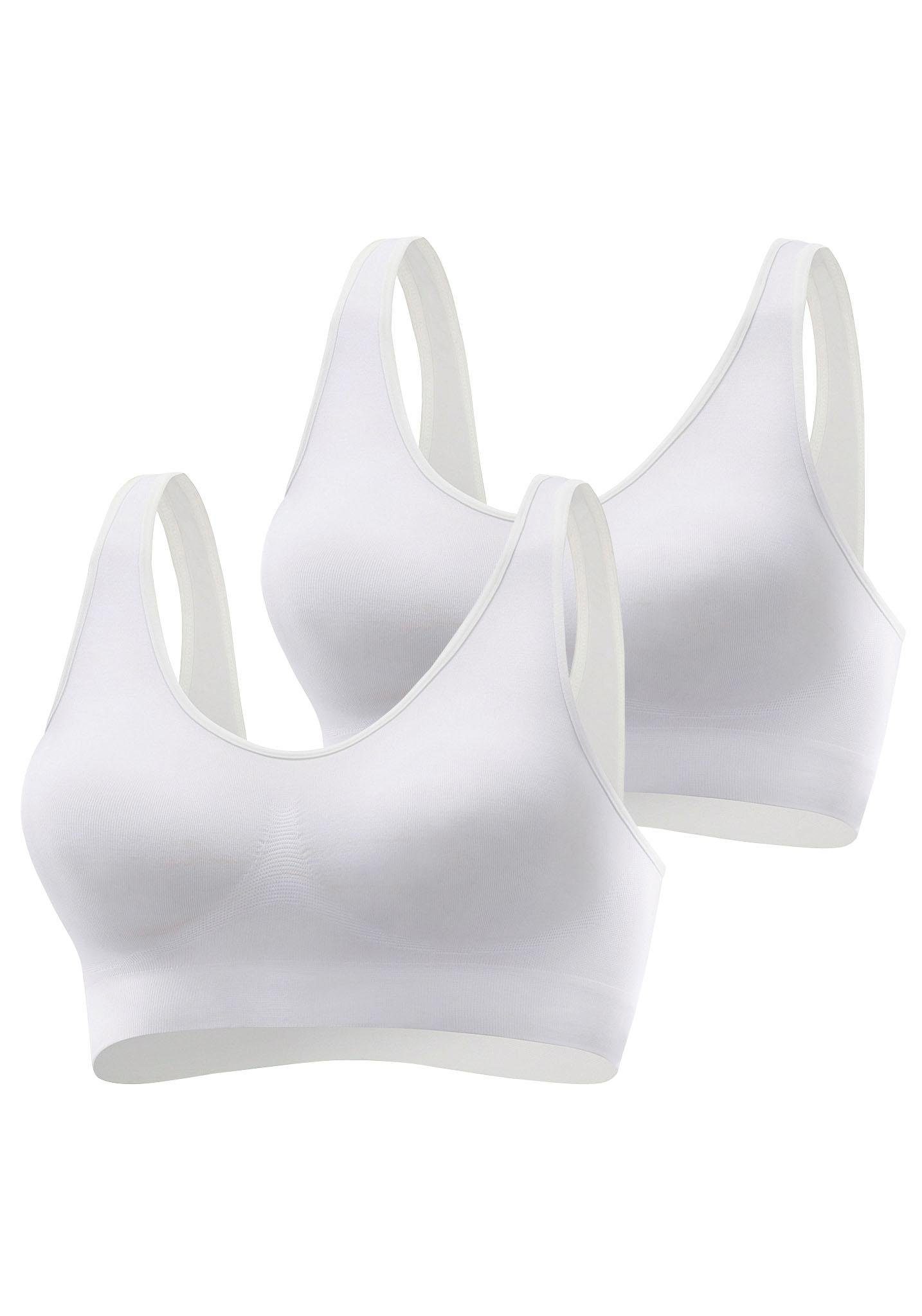 petite fleur Bralette-BH (Packung, 2 Stück) SEAMLESS ohne Bügel aus weichem Microtouchmaterial. € 39,99, (€ 20,00 pro 1 Stk).