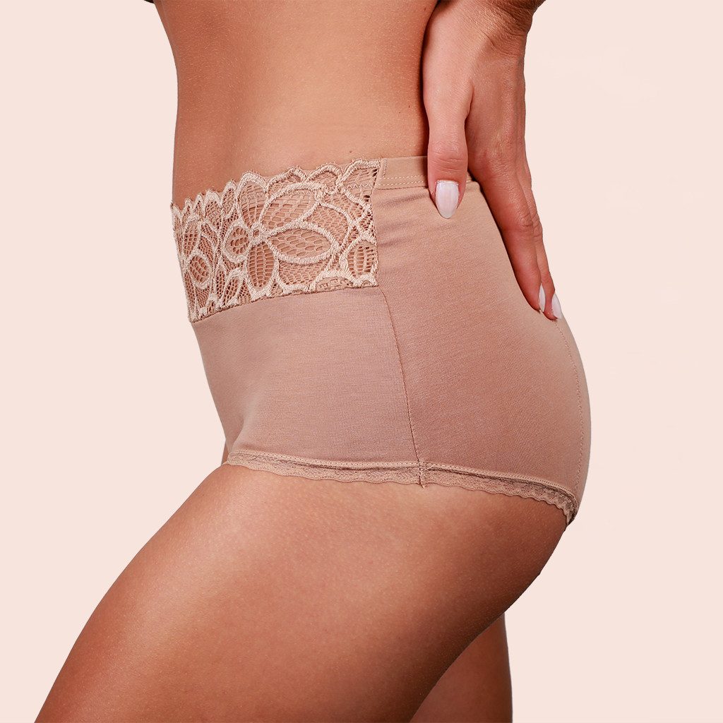 Taynie Periodenslip Deluxe extra stark - Periodenunterwäsche starke Blutung - Damen (1-St., 1er-Pack) Auslaufsichere Periodenunterwäsche / Periodenslip aus Bio  – Bild 4 von 5