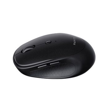 Havit Maus Kabellose Maus 800-1600 DPI USB + 2.4 GHz bis zu 10m Schwarz Maus