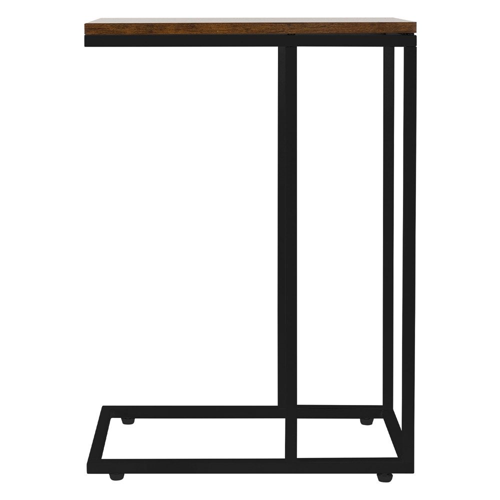 ML-DESIGN Beistelltisch Wohnzimmertisch C-Form mit Metallgestell günstig online kaufen