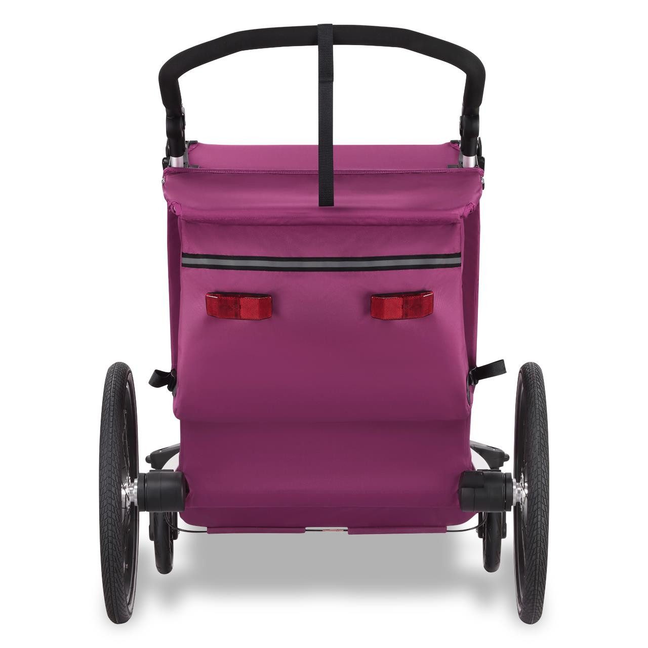 FUXTEC Fahrradkinderanhänger FX-FA1neu, faltbar, für 2 Kinder geeignet, mit 5-Punkt-Sicherheitsgurte – Bild 4 von 5