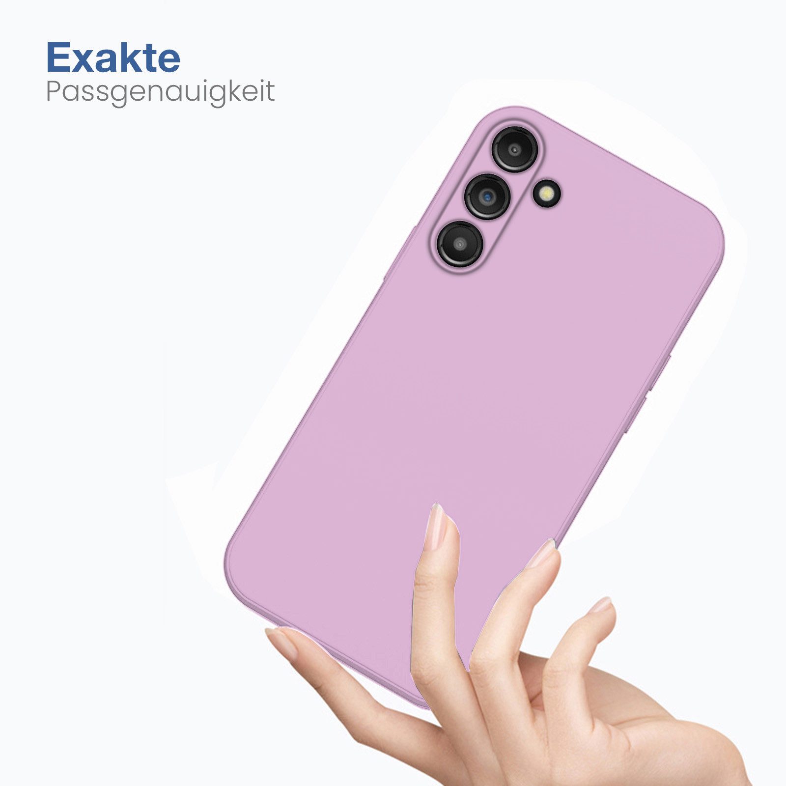 Tec-Expert Handyhülle SoftGrip Cover Hülle für Samsung Galaxy S24 FE, Handy Case Bumper integrierter Kameraschutz flexibel – Bild 5 von 5