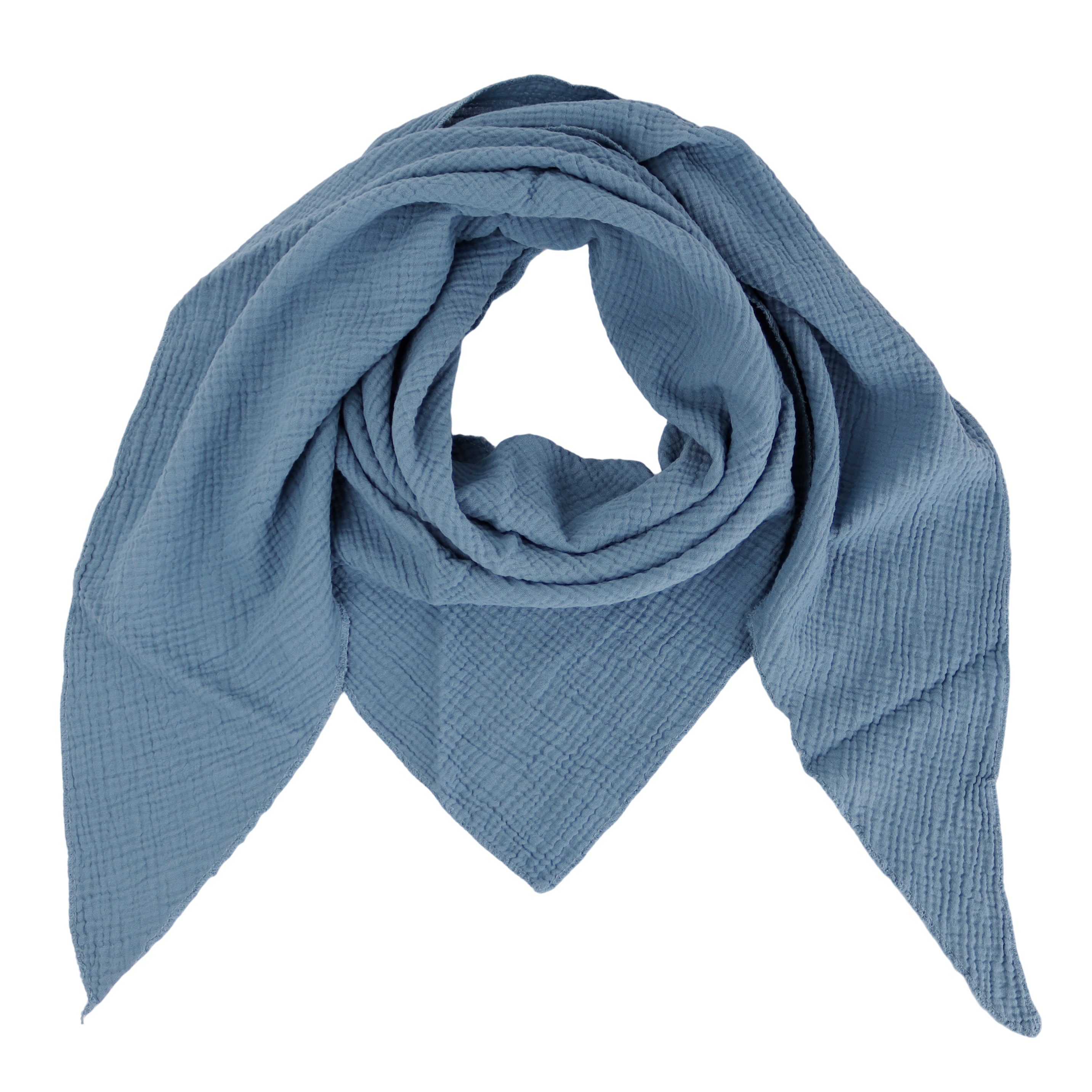 MIRROSI Dreieckstuch Aus Musellin Dreiecksschal ca.190x80 cm, Made in Italy günstig online kaufen