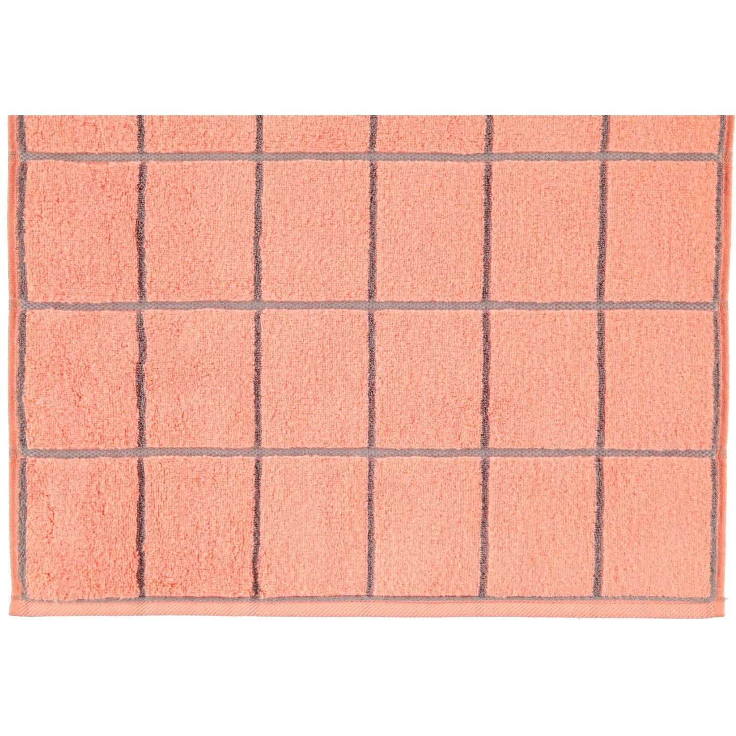 ROSS Handtücher Überkaro 9032, 100% peach Baumwolle pink