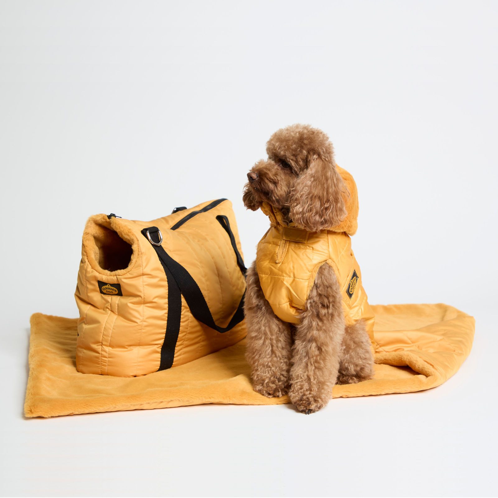 Fashion Dog Tierdecke Double Face Kuscheldecke für Hunde und Katzen, Ocker- günstig online kaufen