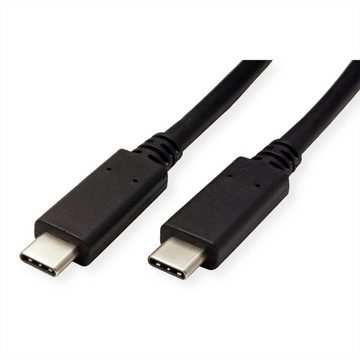ROLINE GREEN USB 3.2 Gen 2 Kabel, C-C, ST/ST USB-Kabel, USB Typ C (USB-C) Männlich (Stecker), USB Typ C (USB-C) Männlich (Stecker) (50.0 cm), 10Gbit/s, Emark, 100W