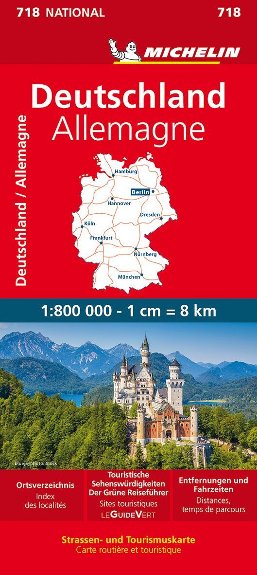 Michelin Deutschland / diverse, Straßen- und Tourismuskarte; Auflage 2023