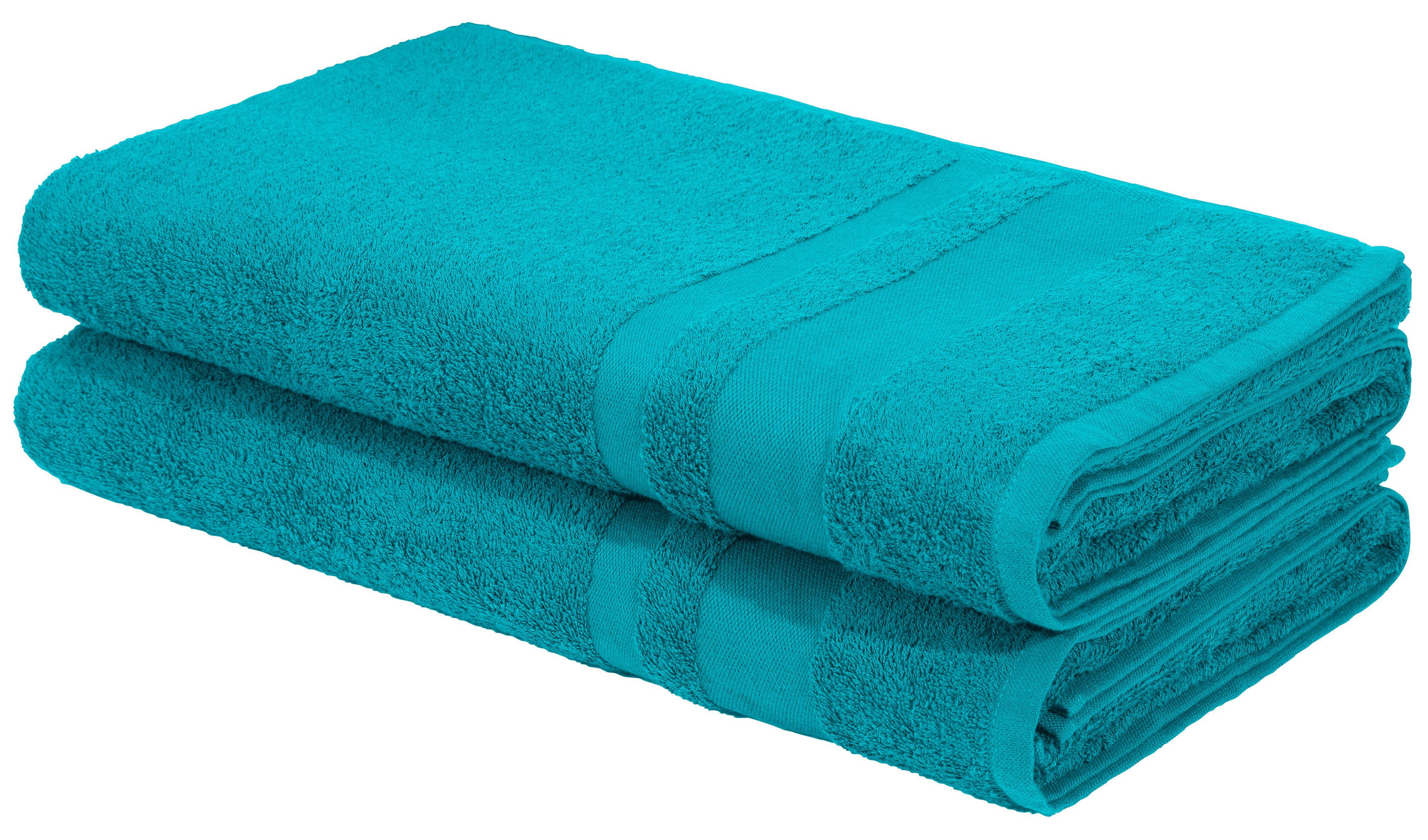 OTTO home Saunatuch Vanessa, 2 Saunatücher, 80x200cm, in Standard- und Premium-Qualität, Walkfrottee (Set, 2-St), Handtücher mit Bordüre, 100% Baumwolle, einfarbig, weich