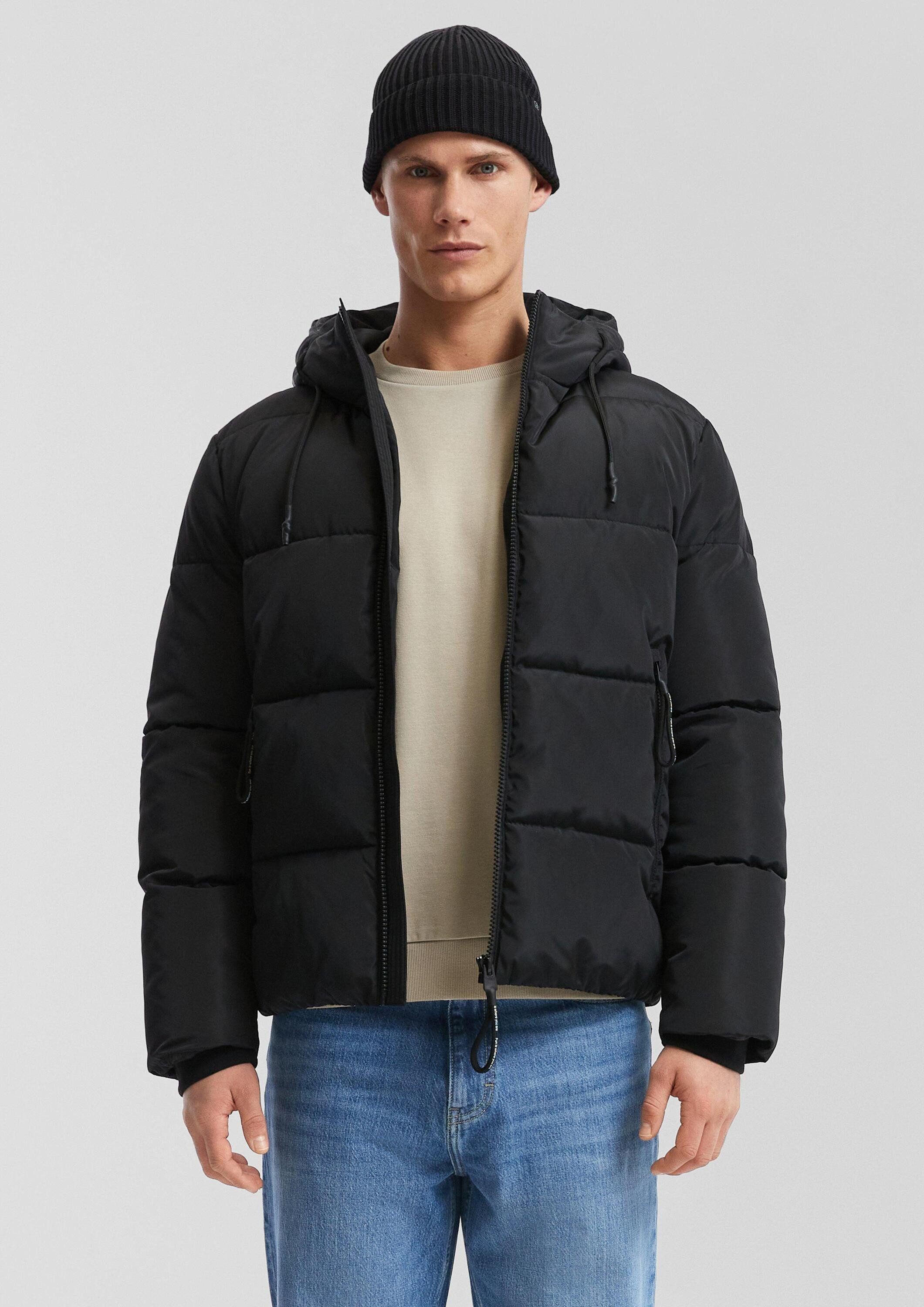 QS Winterjacke Outdoor-Jacke Sportive Pufferjacke mit Reißverschlusstaschen günstig online kaufen