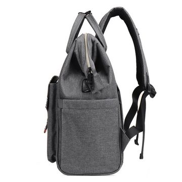 JOSEKO Rucksack Tasche Daypack: Praktisch & Modisch! (USB-Charger/USB-Ladestecker), Viele Fächer + Taschen, großer Stauraum, daily Backpack