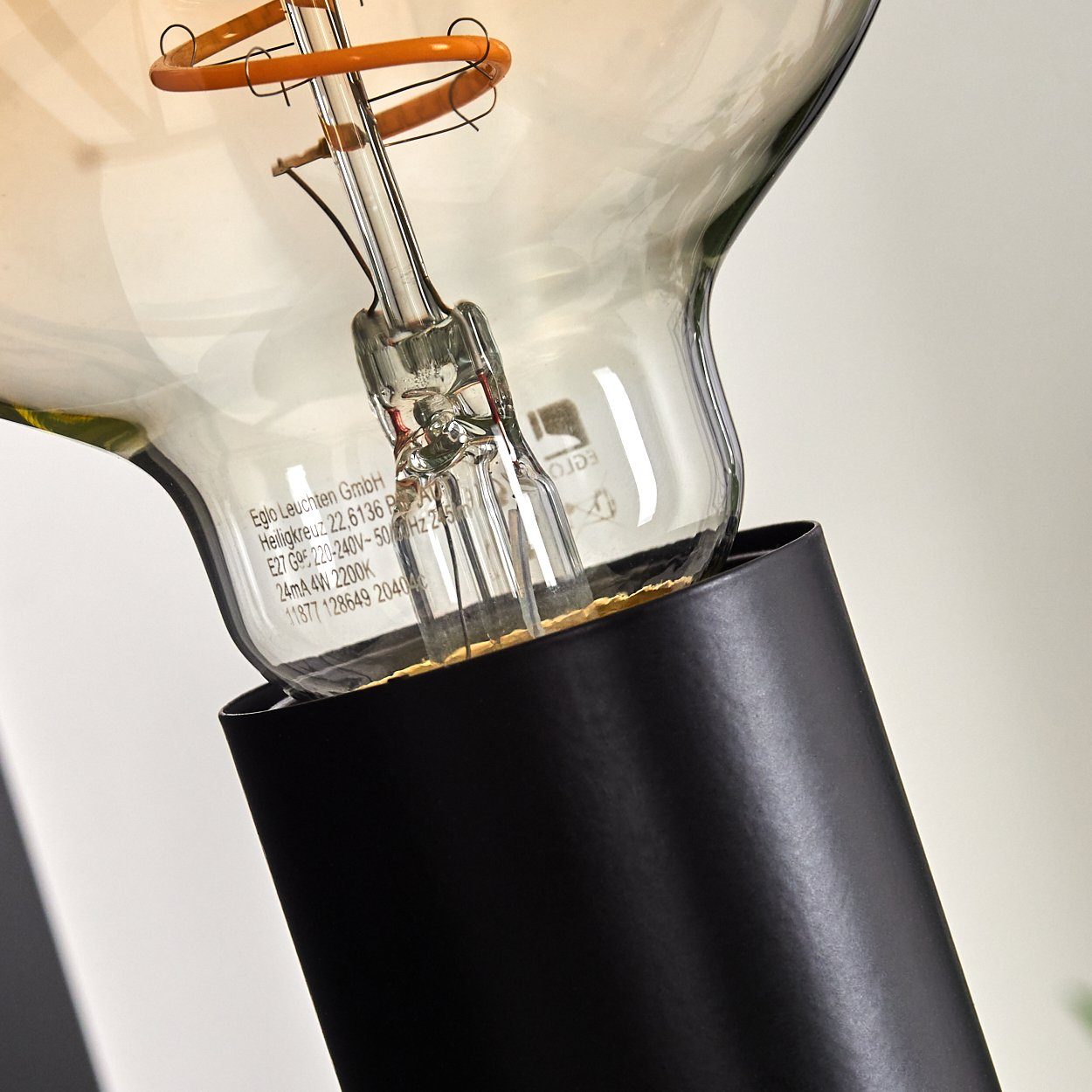 hofstein Wandleuchte »Palazzetto« moderne Wandlampe aus Metall in Schwarz, ohne Leuchtmittel, moderne Leuchte mit Lichteffekt durch Gitter-Optik, 1xE27