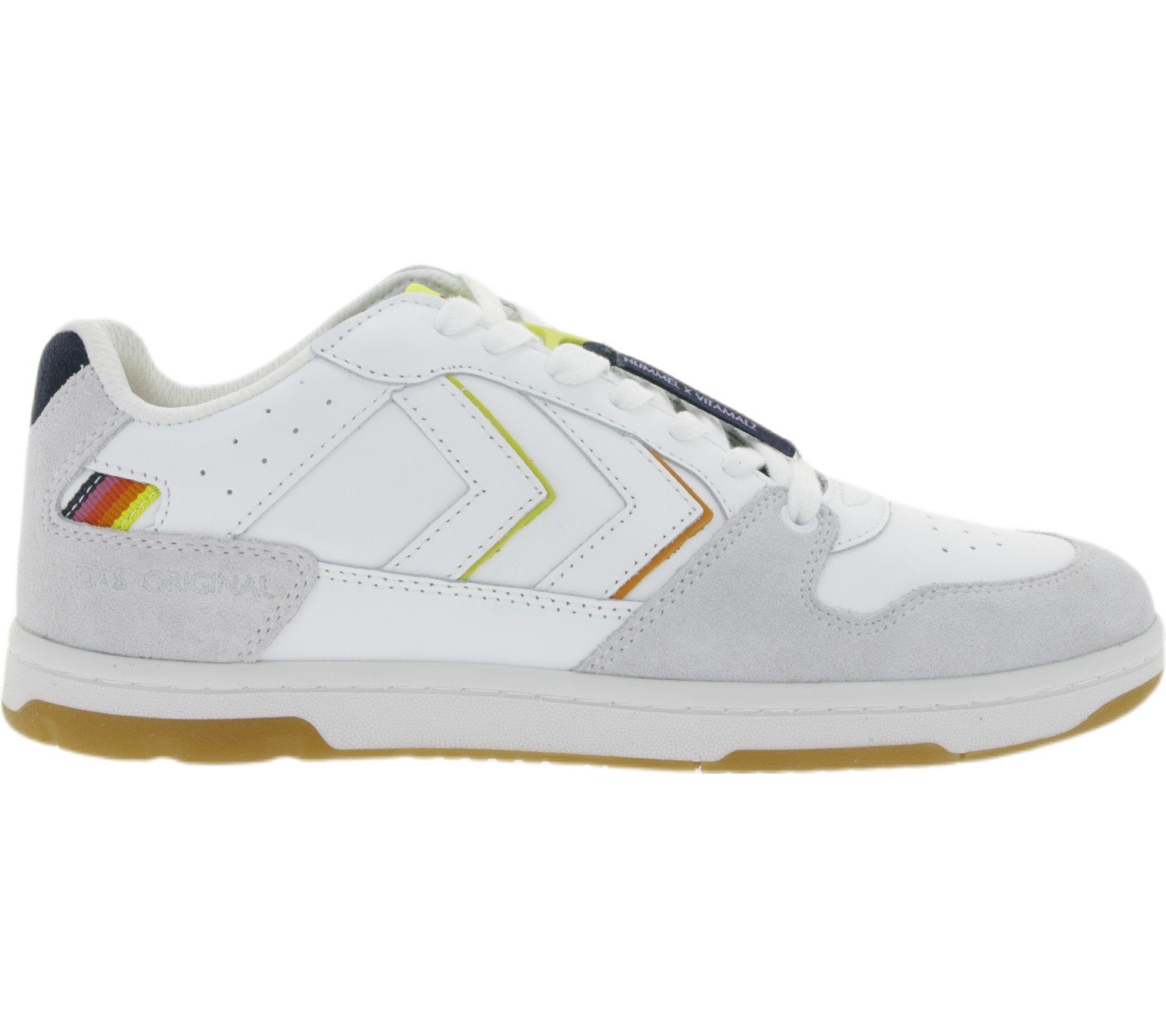 Powerplay Vitamalz x Marken-Details Beige Retro-Sneaker Sneaker Turnschuhe hummel hummel mit