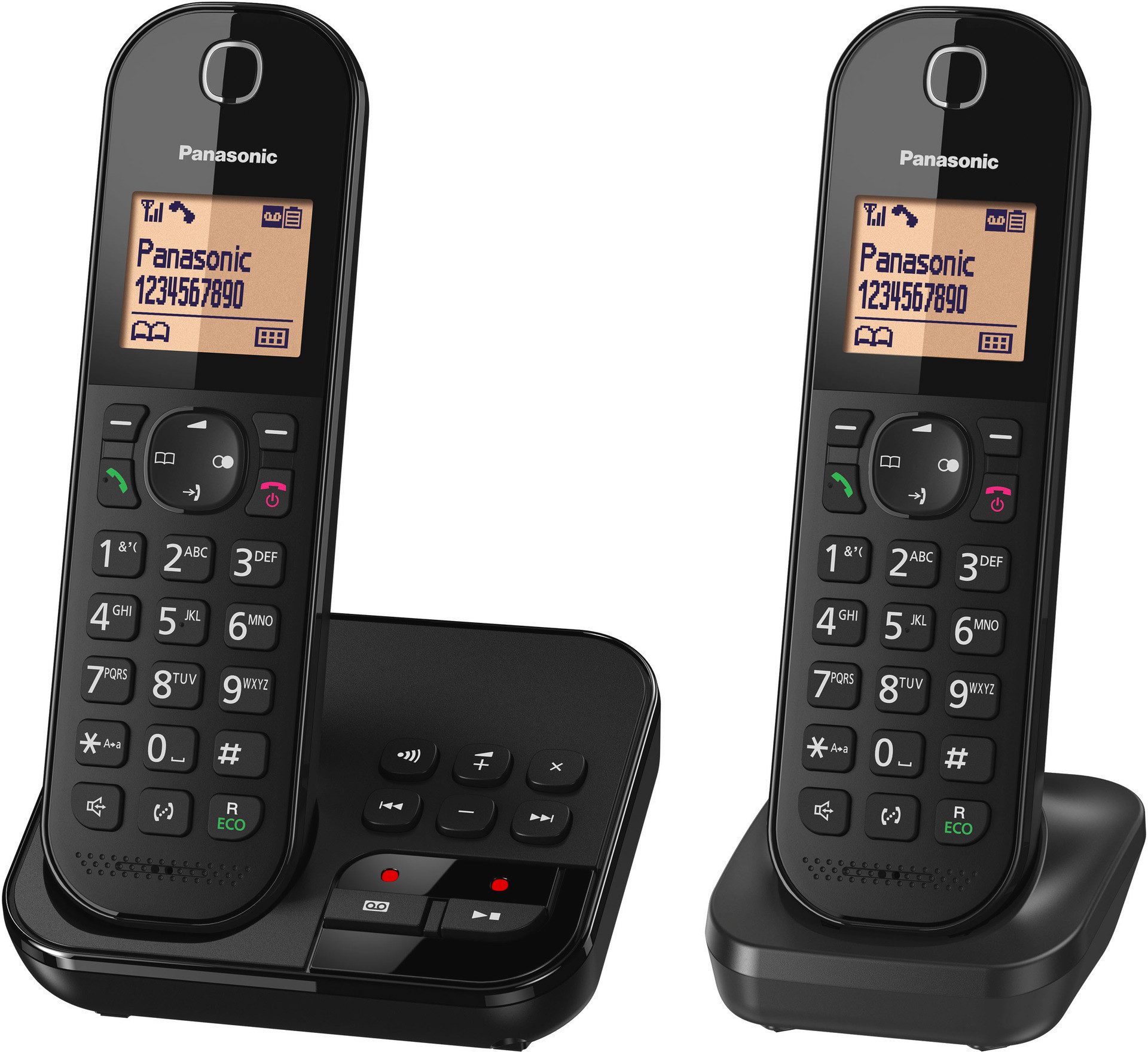 Panasonic KX-TGC422GB Festnetztelefon (Mobilteile: 2, Anrufbeantworter)