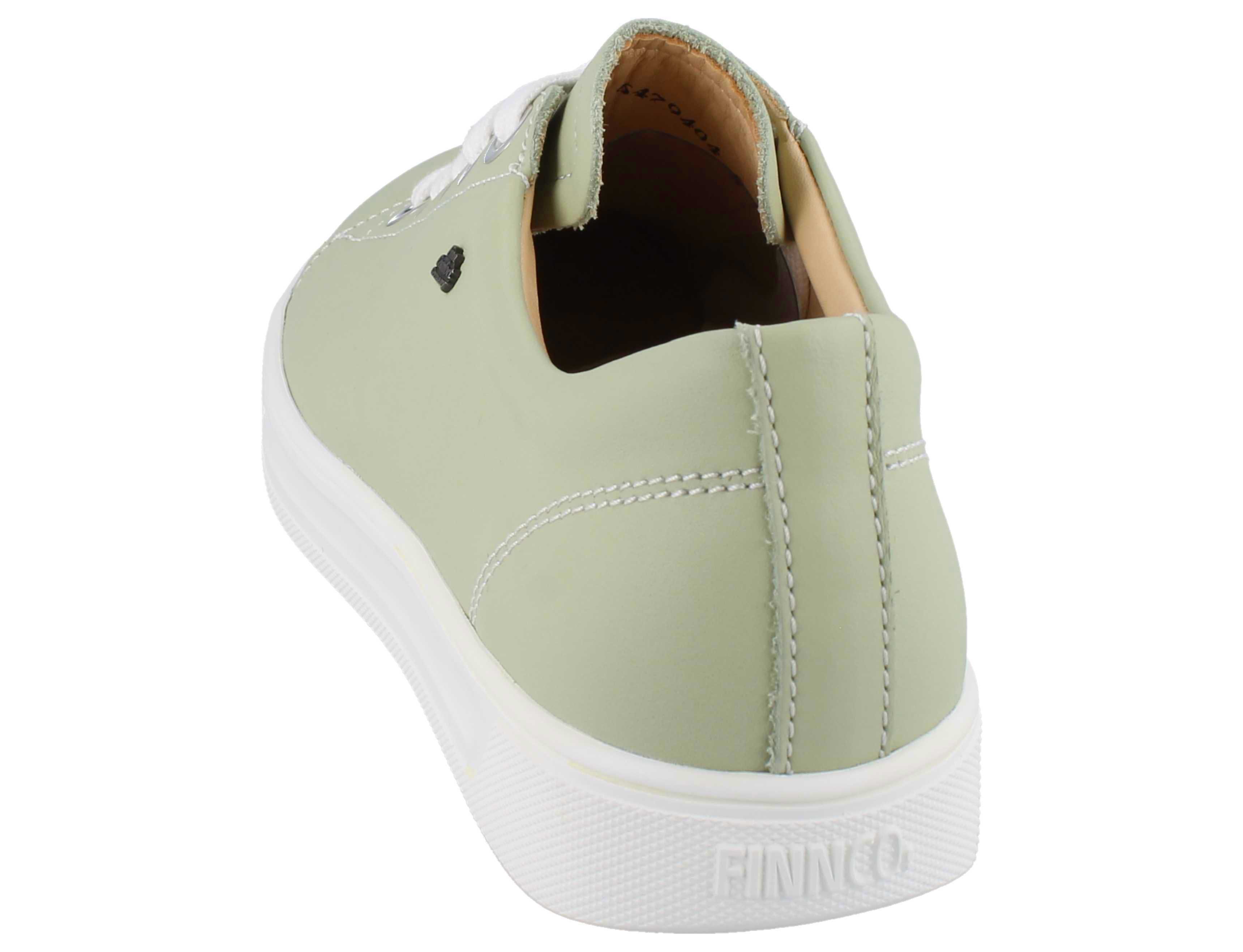 Finn Comfort FINN COMFORT Salta Damen Sneaker mint Glattleder - Größe: UK 6 Schnürschuh Wechselfußbett
