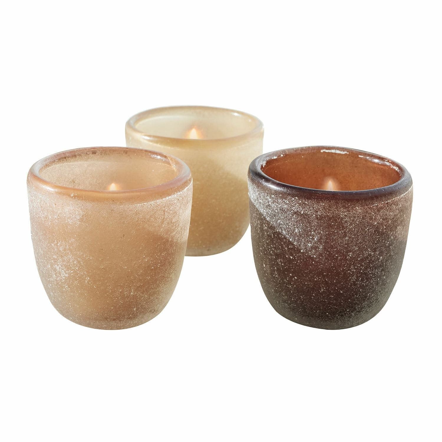 Mirabeau Windlicht Windlicht 3er Set Eclairice braun/gelb (3er Set, 3er Set günstig online kaufen