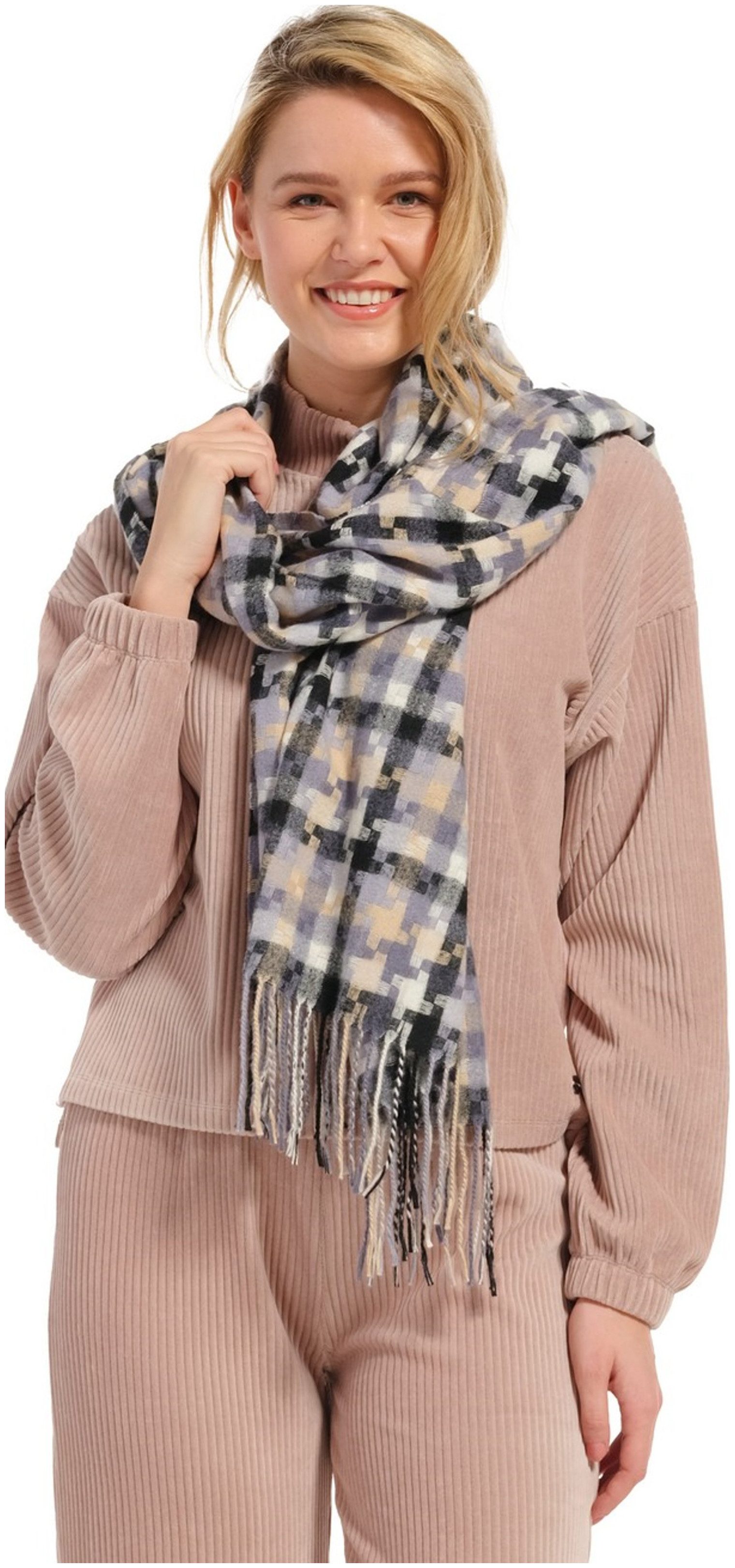 Pastunette Modeschal großer Damen Schal, (1-St), Modisches Design