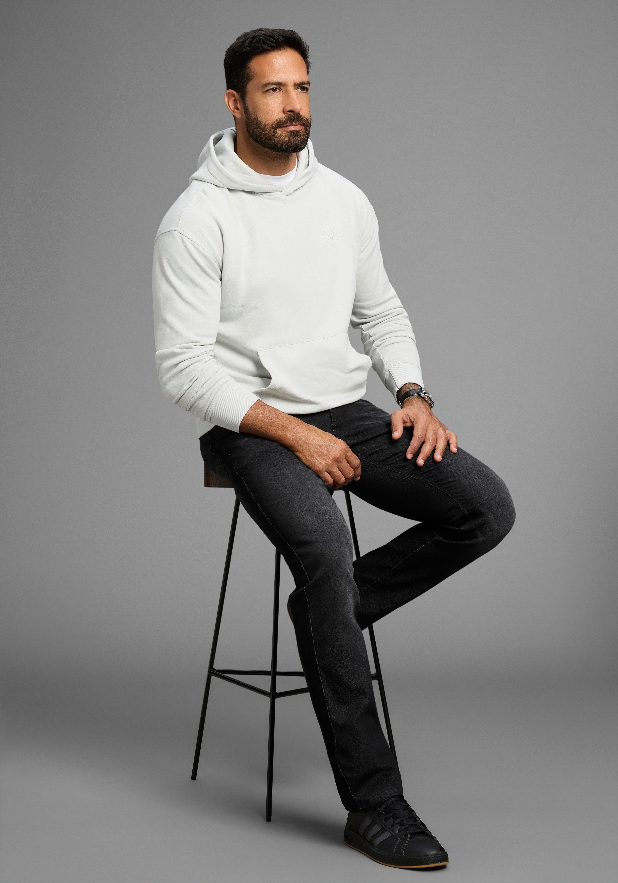 H.I.S Kapuzensweatshirt ohne Kordeln an der Kapuze