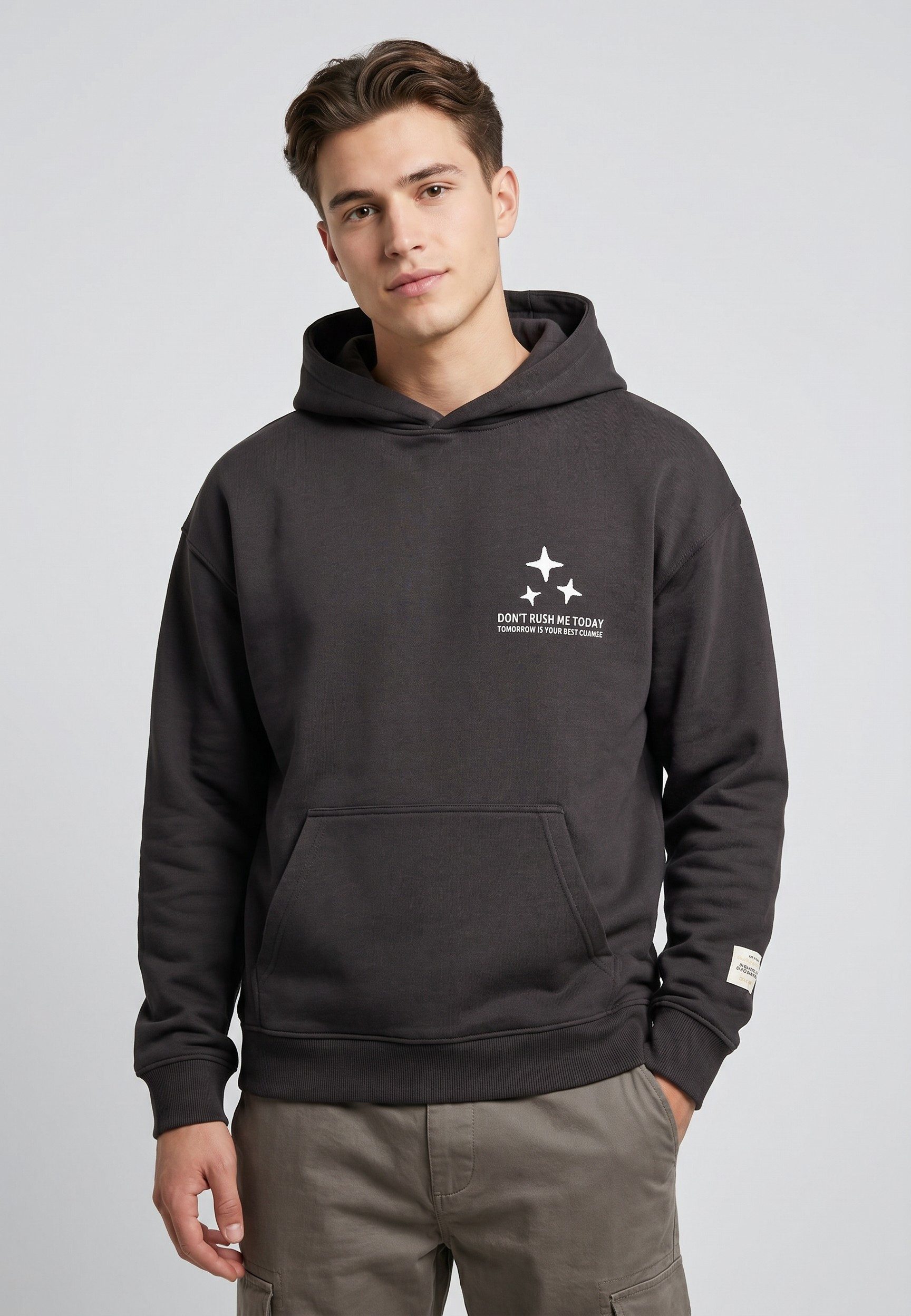 SUBLEVEL Kapuzenpullover Herren Sweathoodie mit Backprint Oversized Fit, unterschiedliche Prints