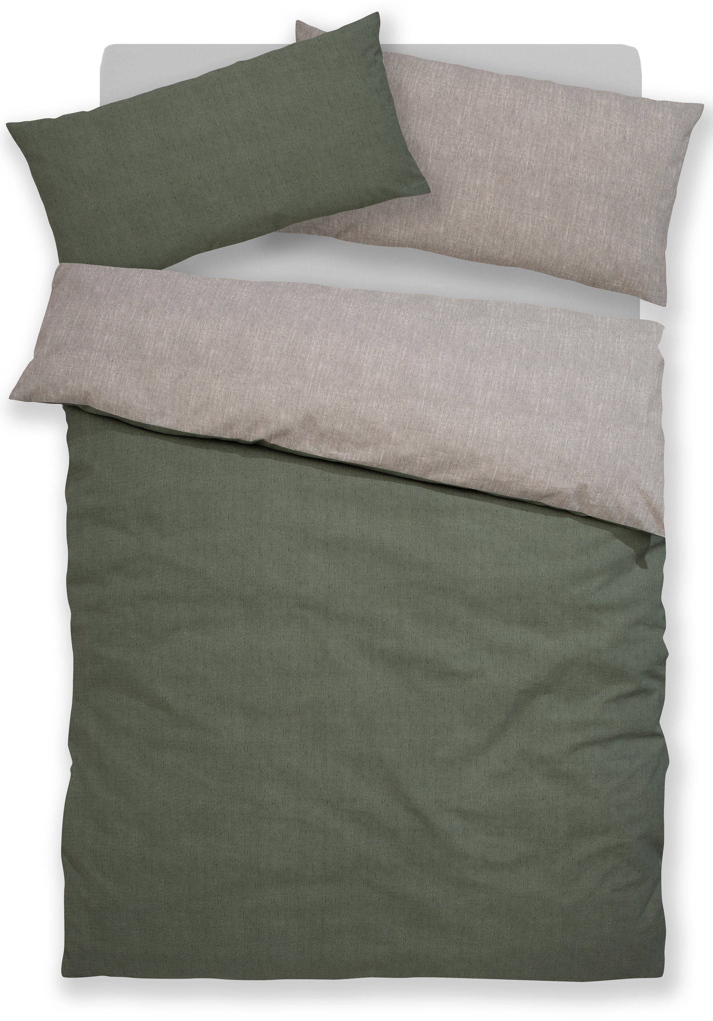 Bruno Banani Wendebettwäsche Merlin in Gr. 135x200 oder 155x220 cm, Linon, günstig online kaufen