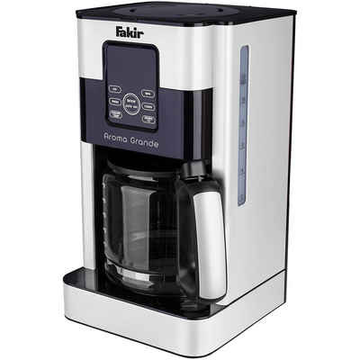 FAKIR Filterkaffeemaschine Aroma Grande, 1.8l Kaffeekanne, Edelstahl, Touch-Display, Dauerfilter, Timer, Selbstreinigung