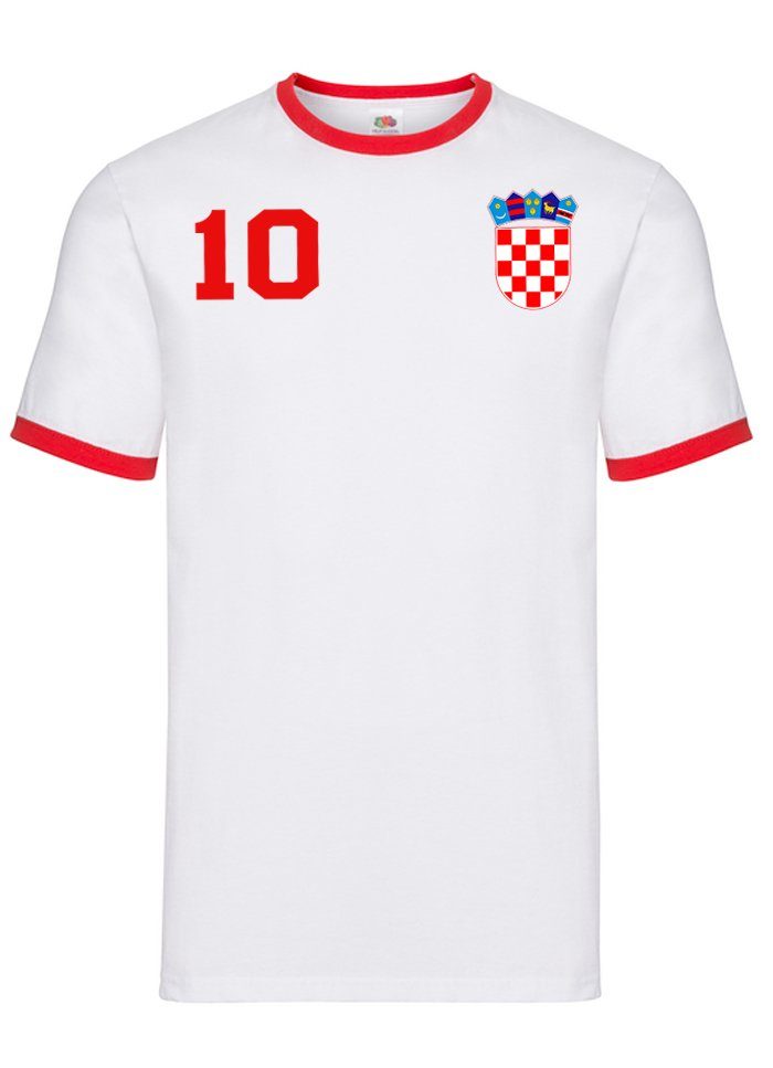 T-Shirt Herren Kroatien Hrvatska Sport Trikot Fußball Meister WM Europa EM