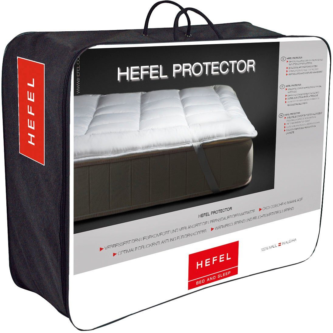 Matratzenauflage Protector Clima Hefel, mehr Liegecomfort & trockenes Schlafklima