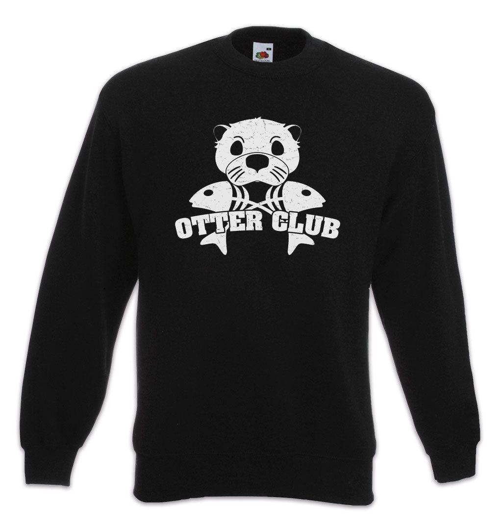Sweatshirt Otter Club Sweatshirt Patch Biker MC Wildlife lontra Nutria Fischotter