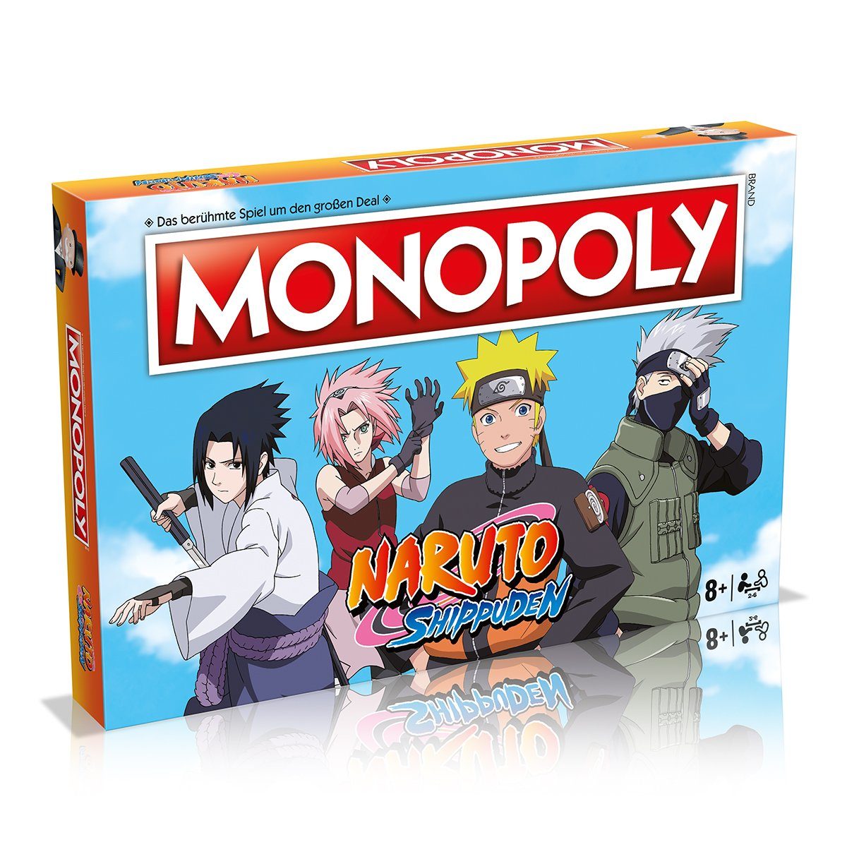 Winning Moves Spiel Monopoly Naruto (deutsch) Brettspiel Gesellschaftsspiel, Brettspiel