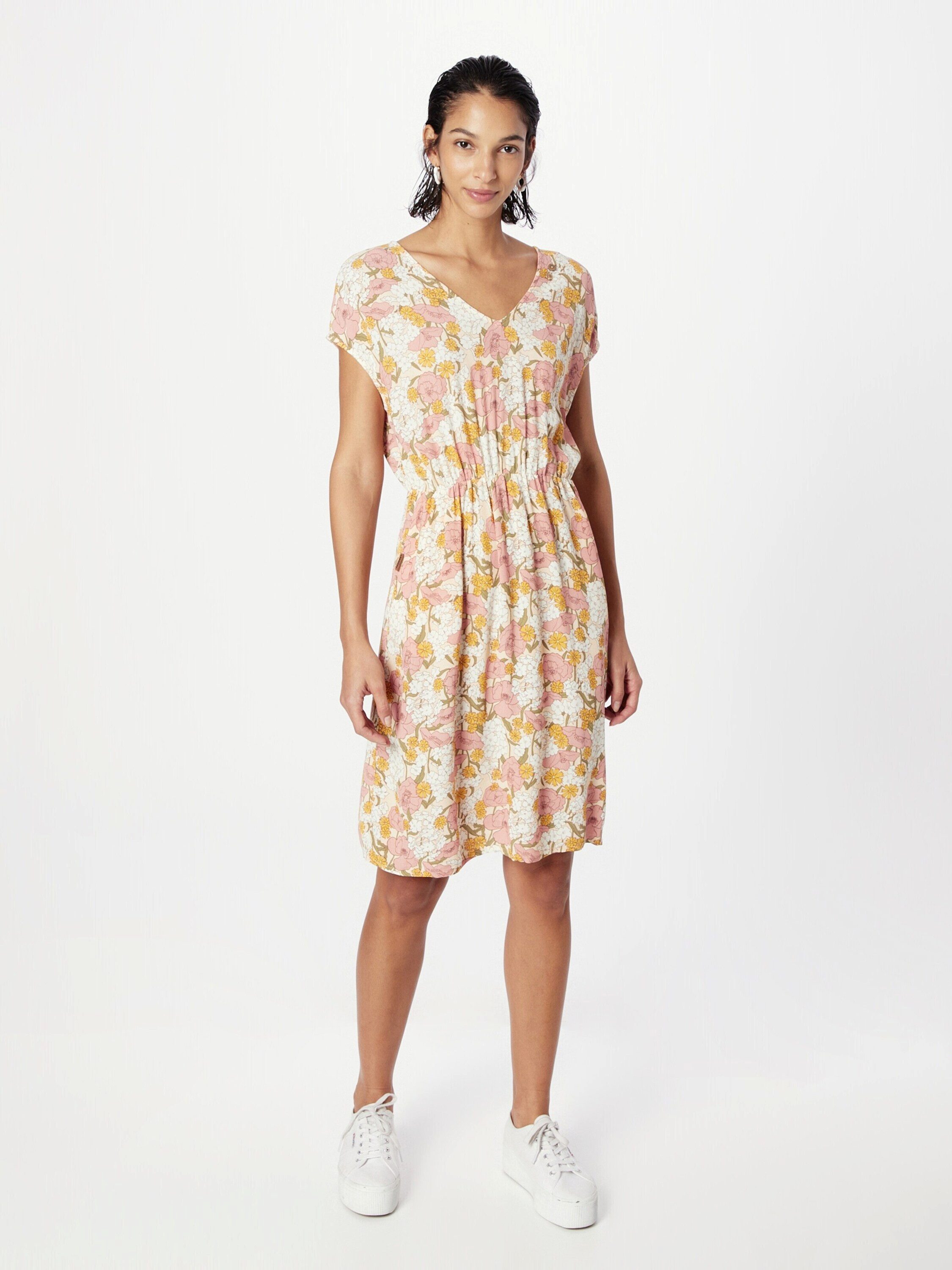 Ragwear Minikleid FLORRENCE (1-tlg) Drapiert/gerafft