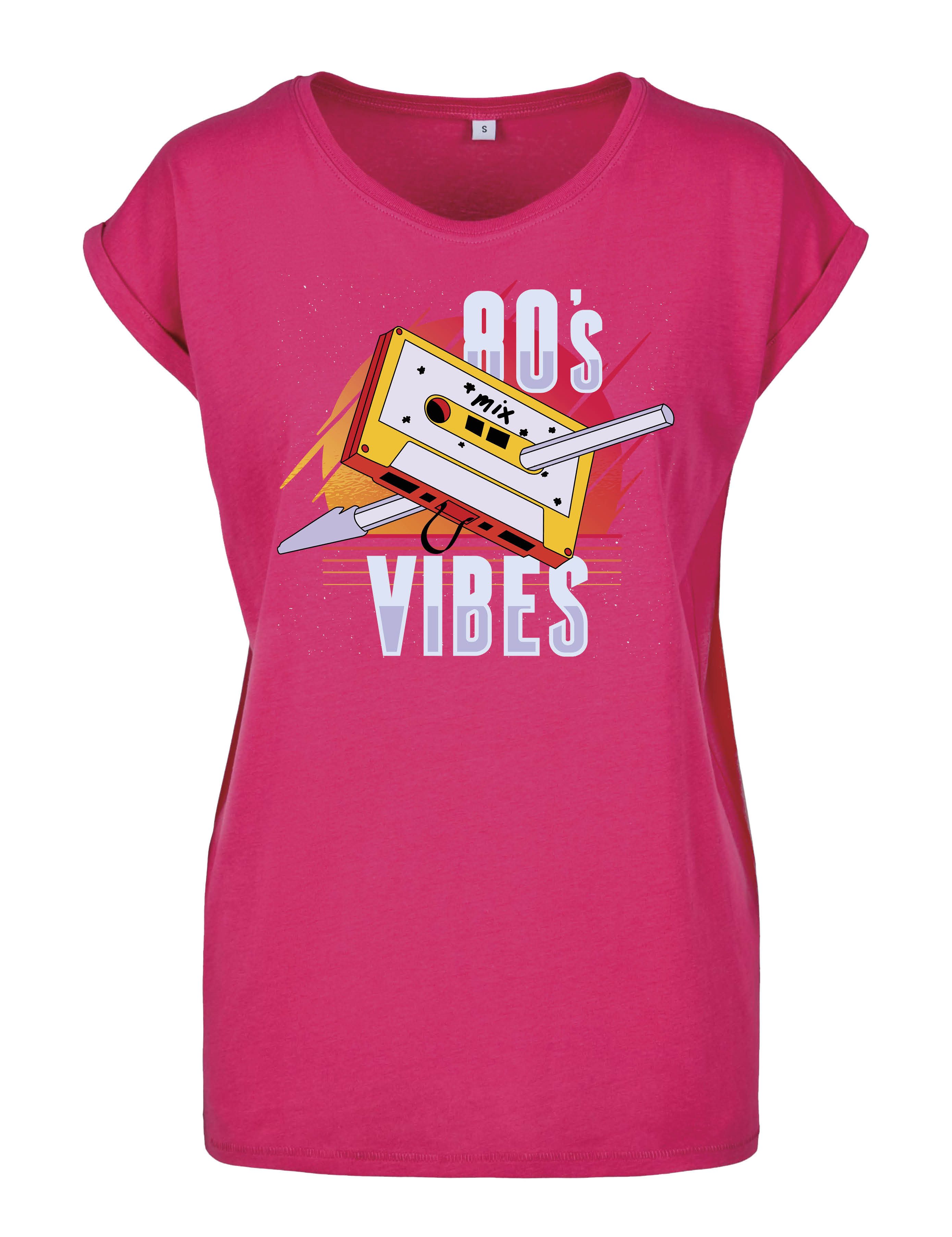 Youth Designz Print-Shirt "80s Kassette Vibes" Damen T-Shirt Statement Gesc günstig online kaufen
